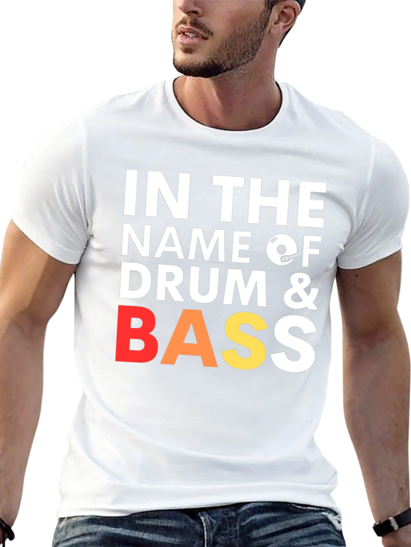 Drum & Bass Graphic T-Shirt - Music Lover Tee