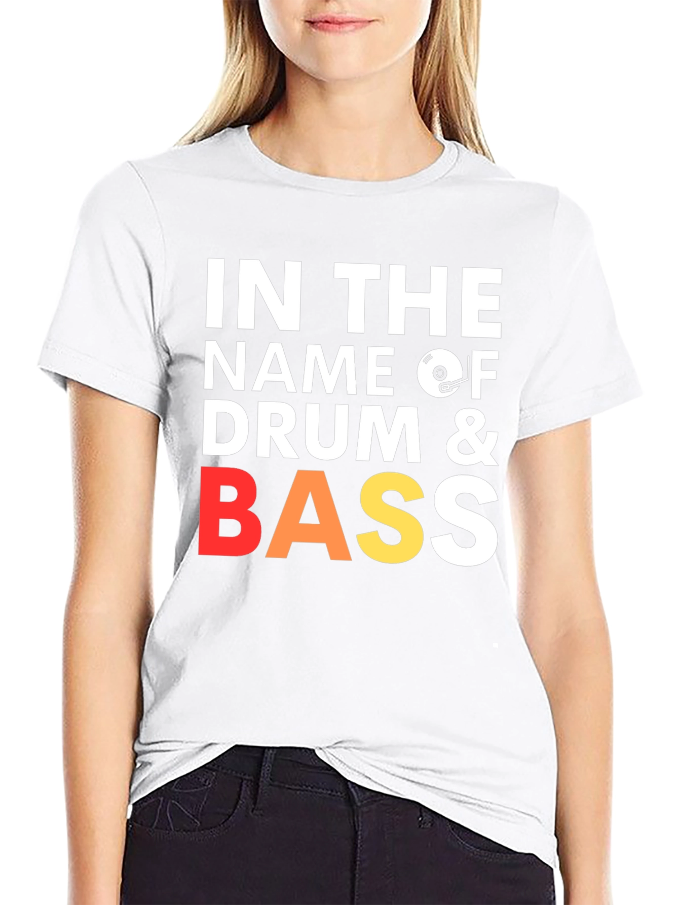 Drum & Bass Graphic T-Shirt - Music Lover Tee