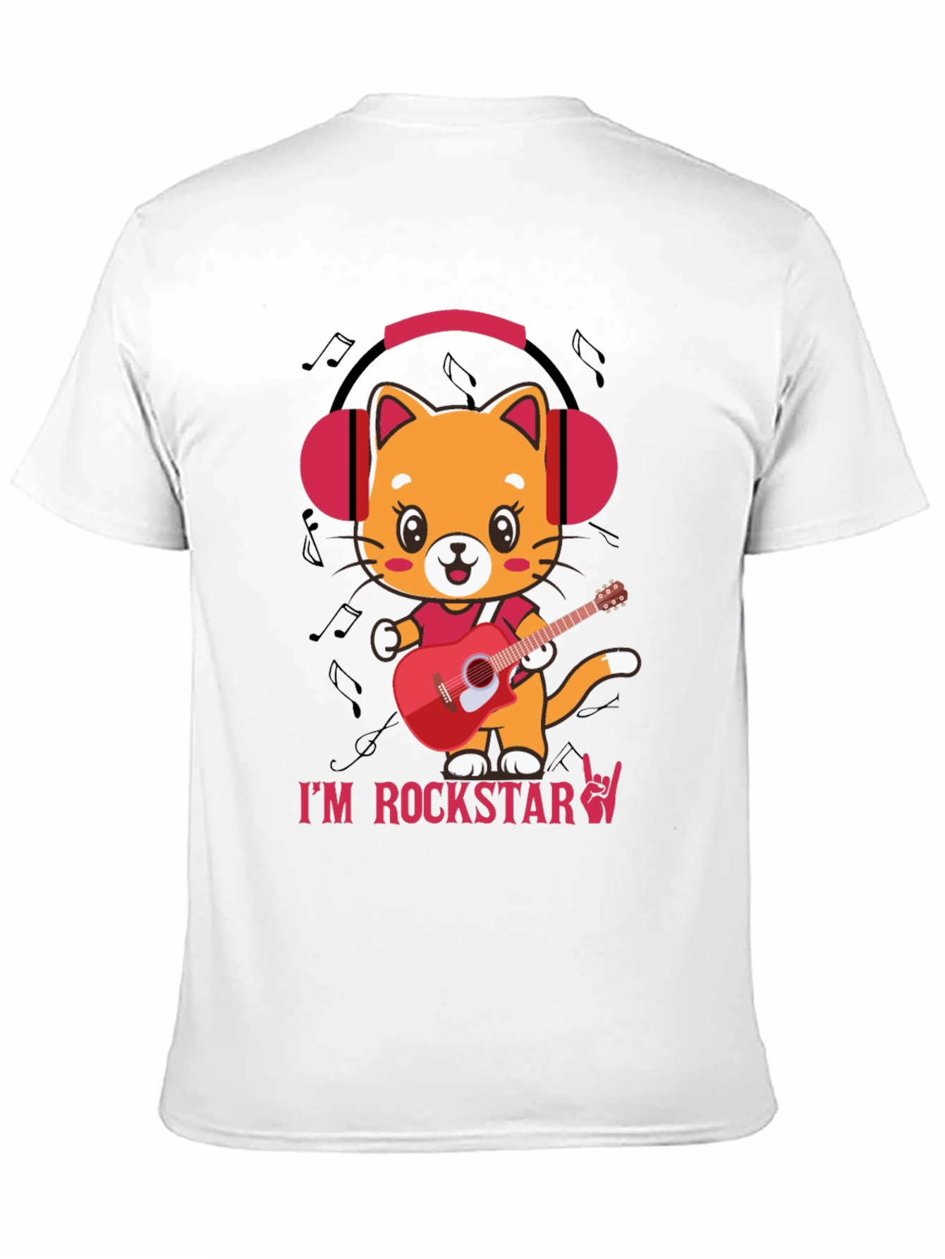 Cat Rockstar Graphic T-Shirt
