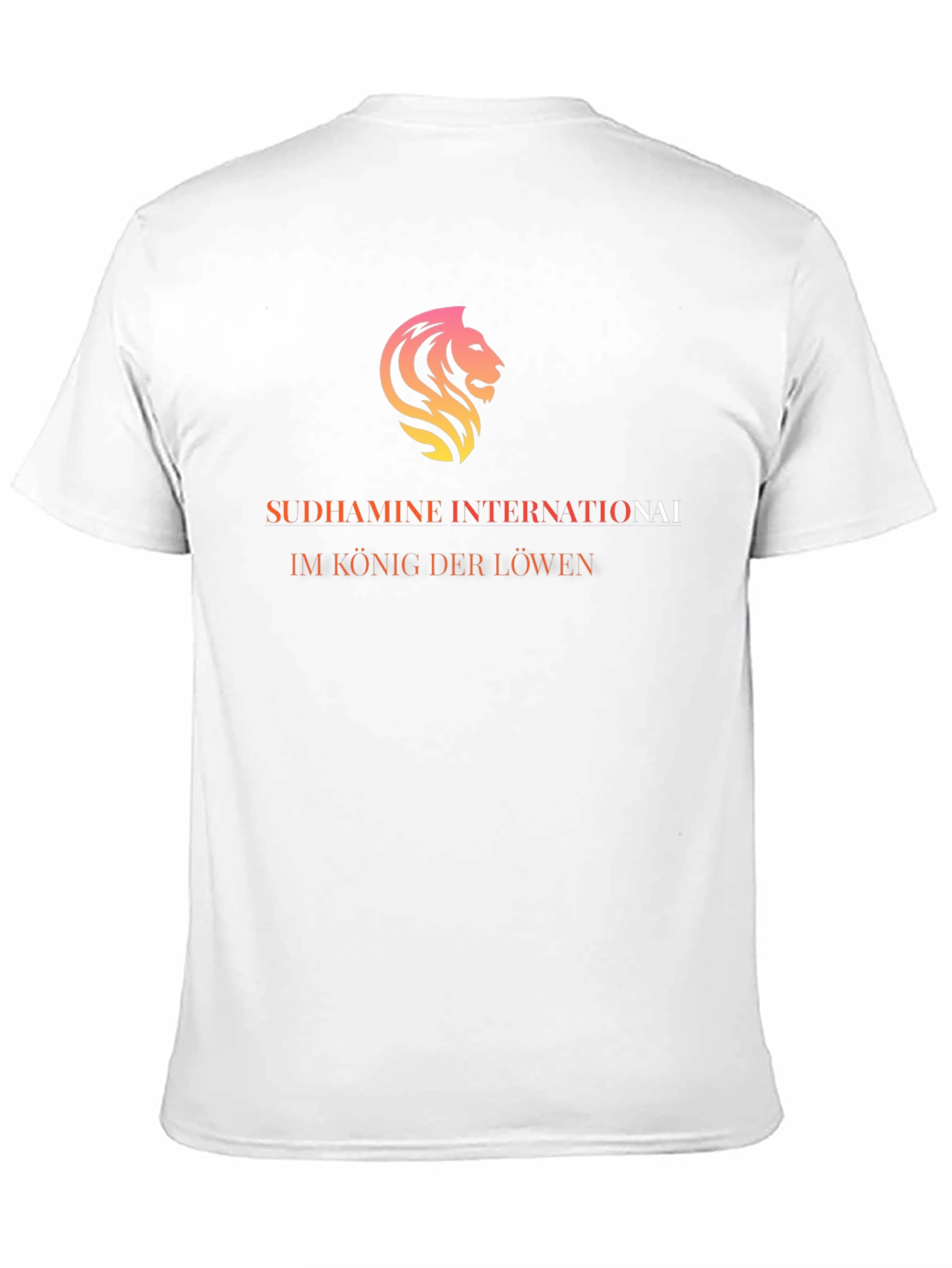 Sudhamine International Lion Graphic Tee