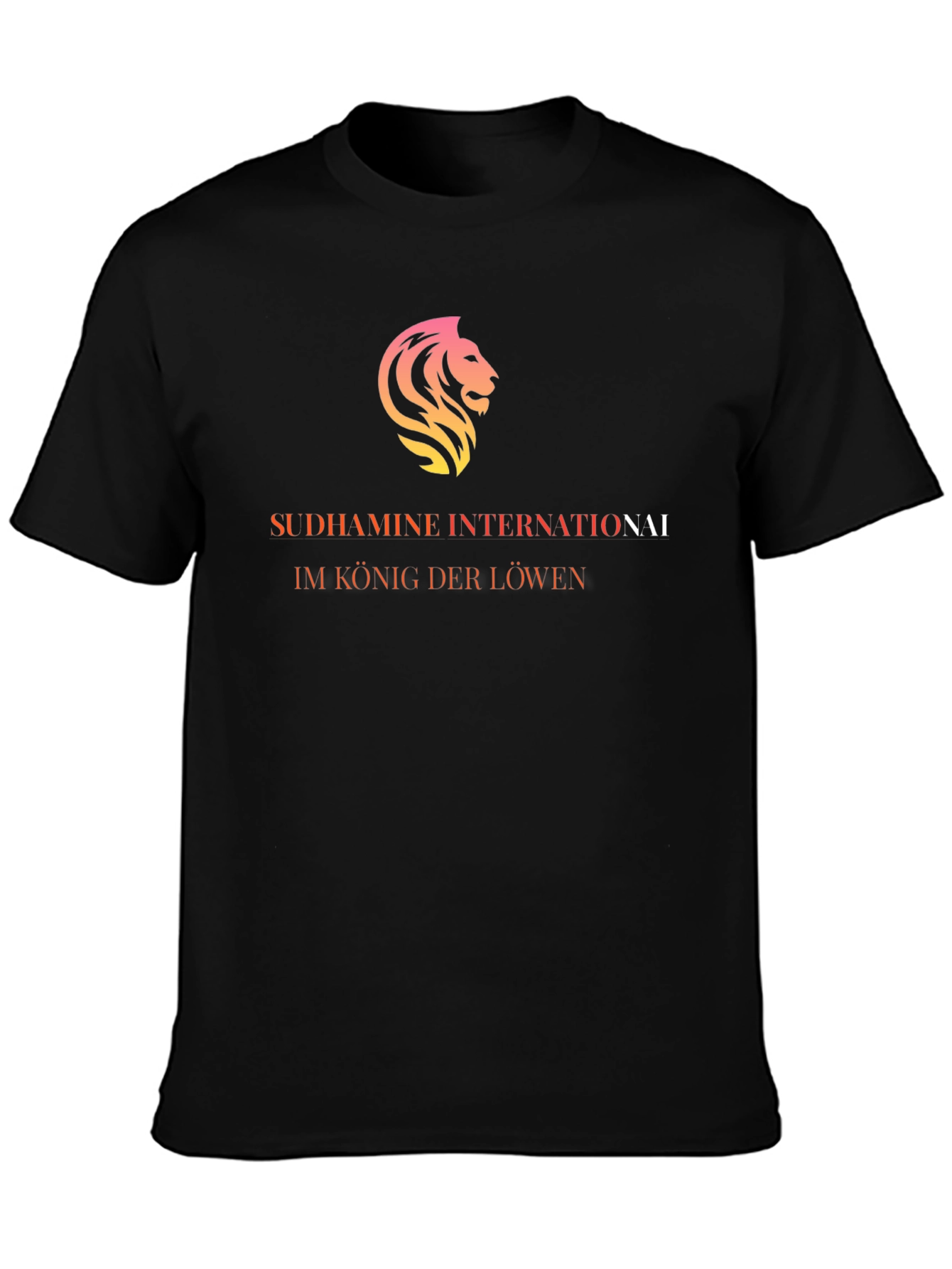 Sudhamine International Lion Graphic Tee