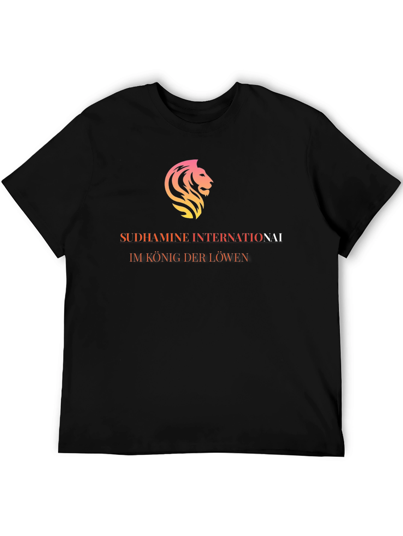 Sudhamine International Lion Graphic Tee