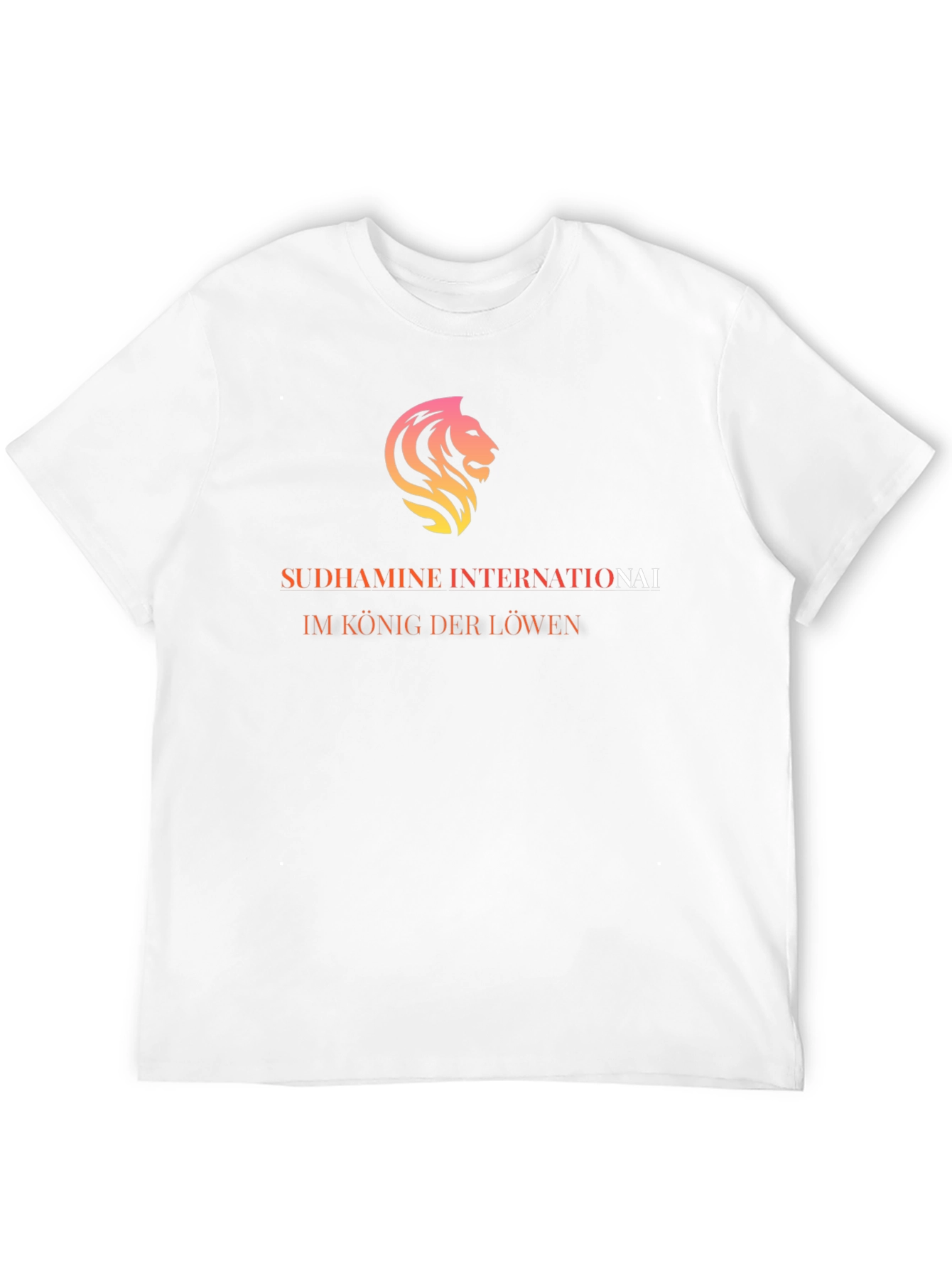 Sudhamine International Lion Graphic Tee