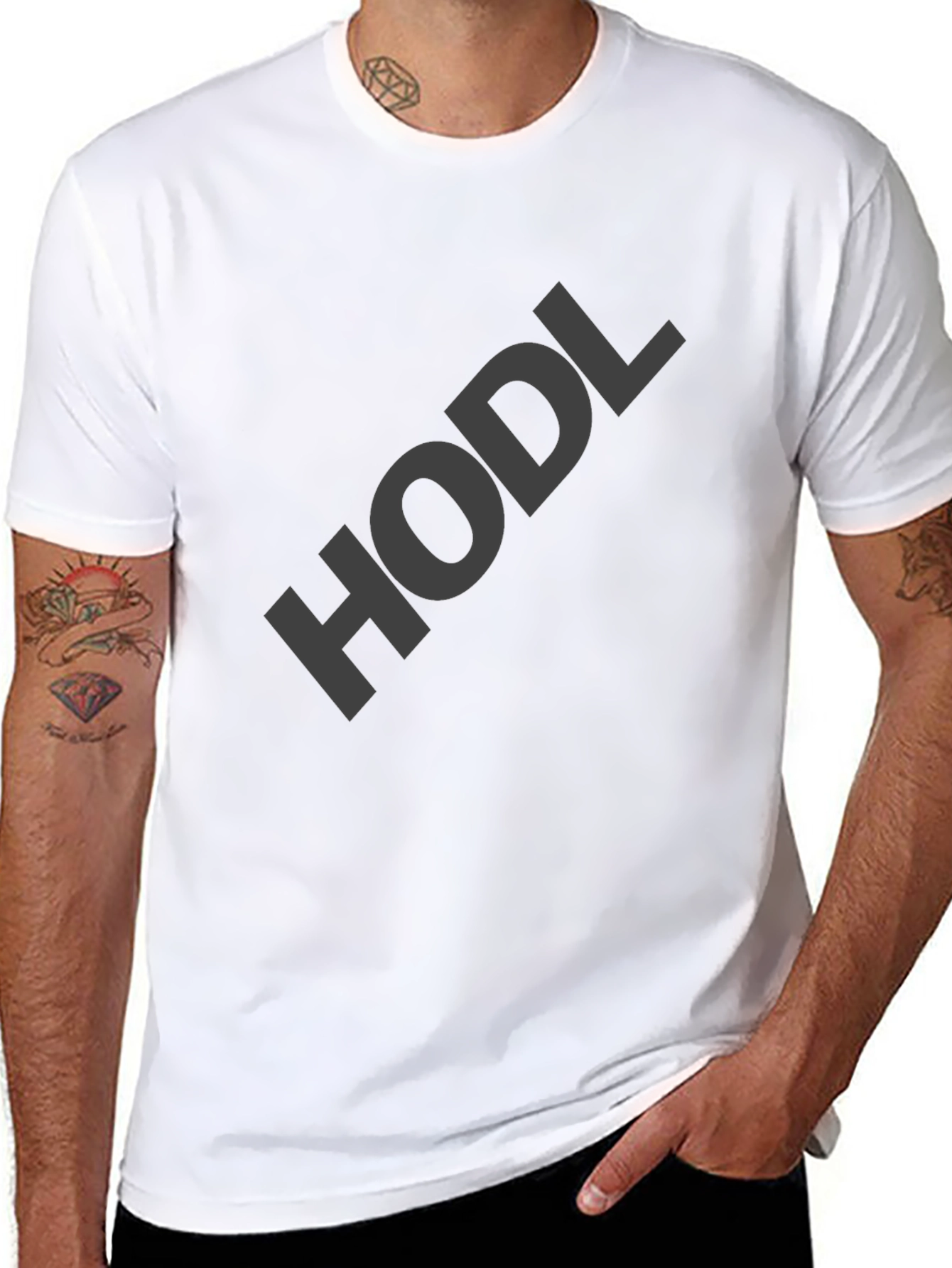 HODL Crypto Investor Black T-Shirt