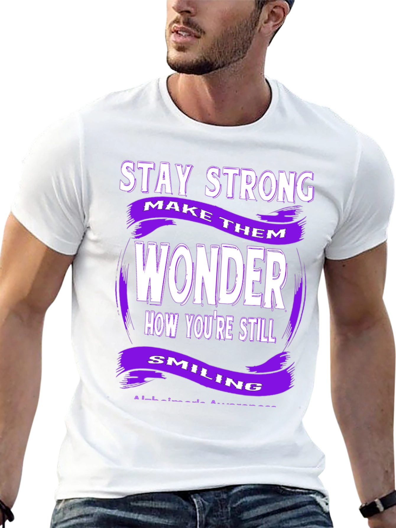 Stay Strong Alzheimers Awareness T-Shirt