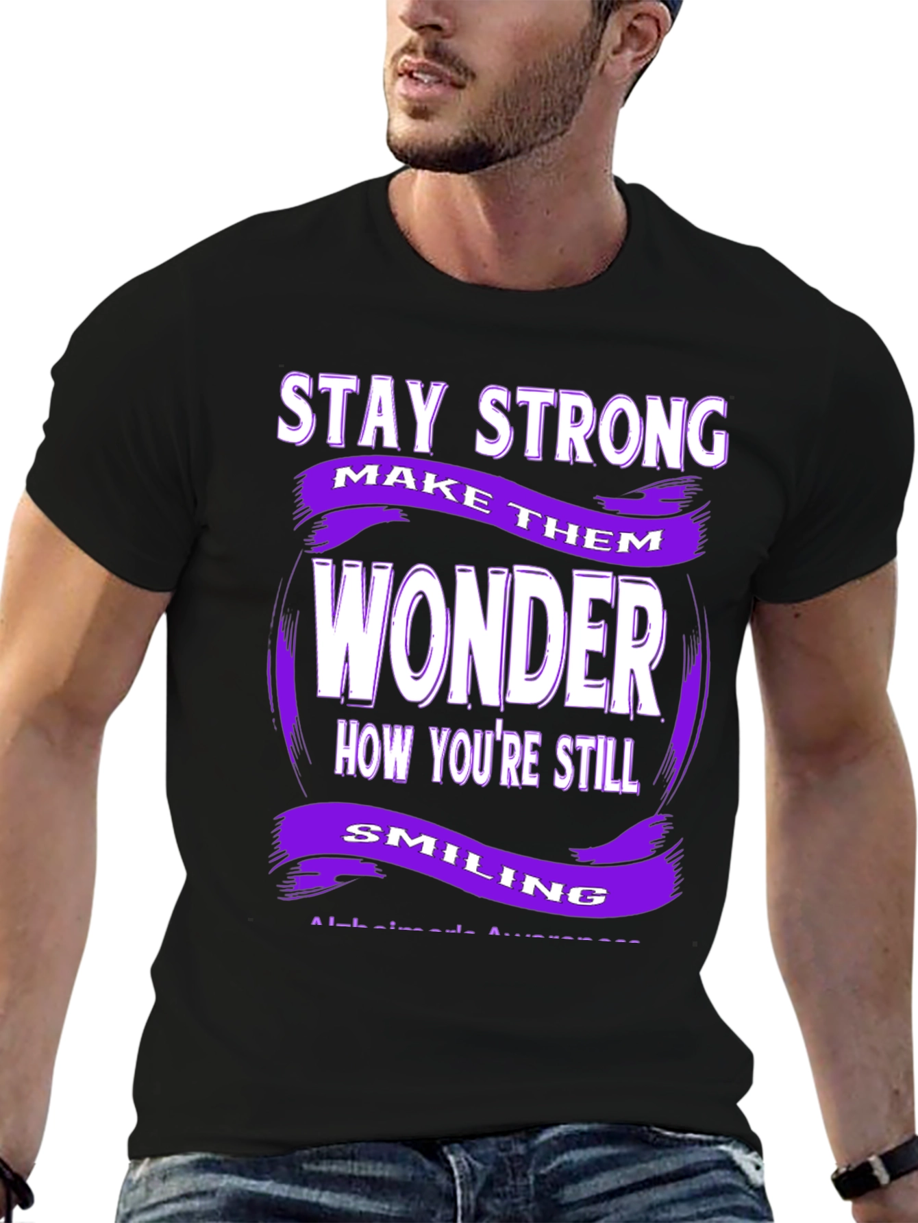 Stay Strong Alzheimers Awareness T-Shirt