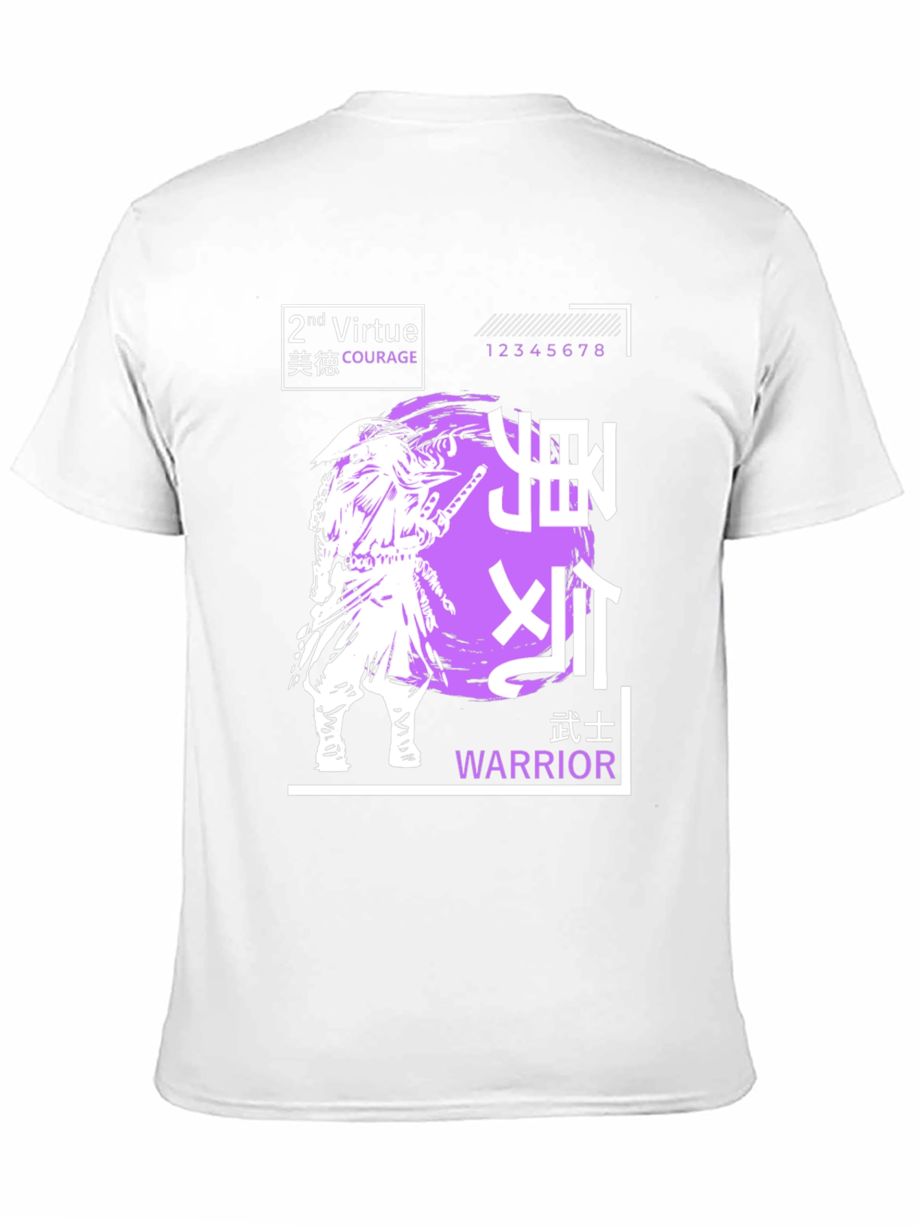 Samurai Warrior Virtue Graphic T-Shirt