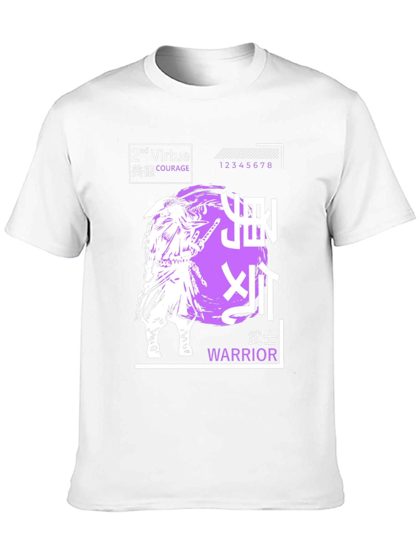 Samurai Warrior Virtue Graphic T-Shirt