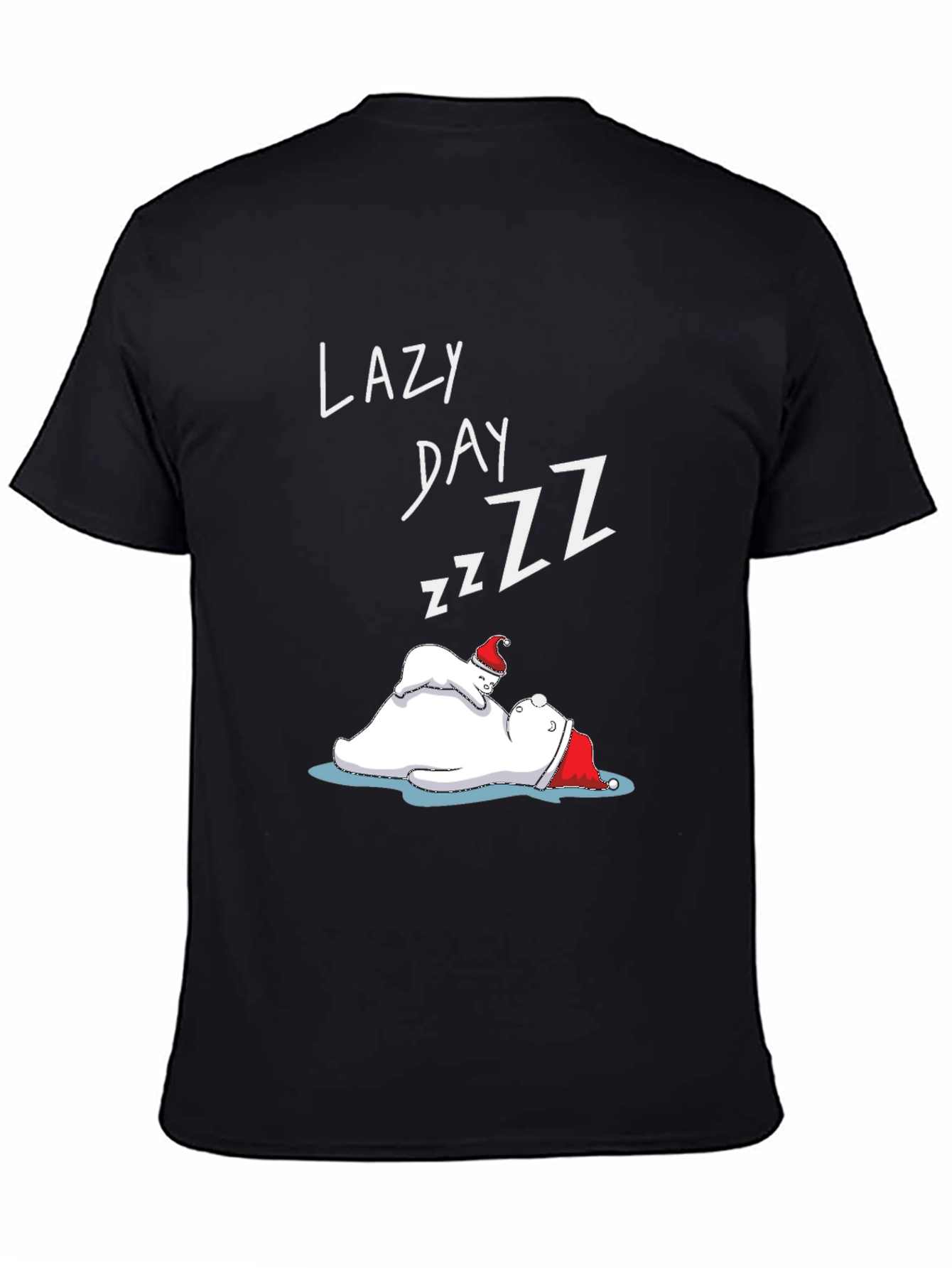 Lazy Day Polar Bear Graphic Tee