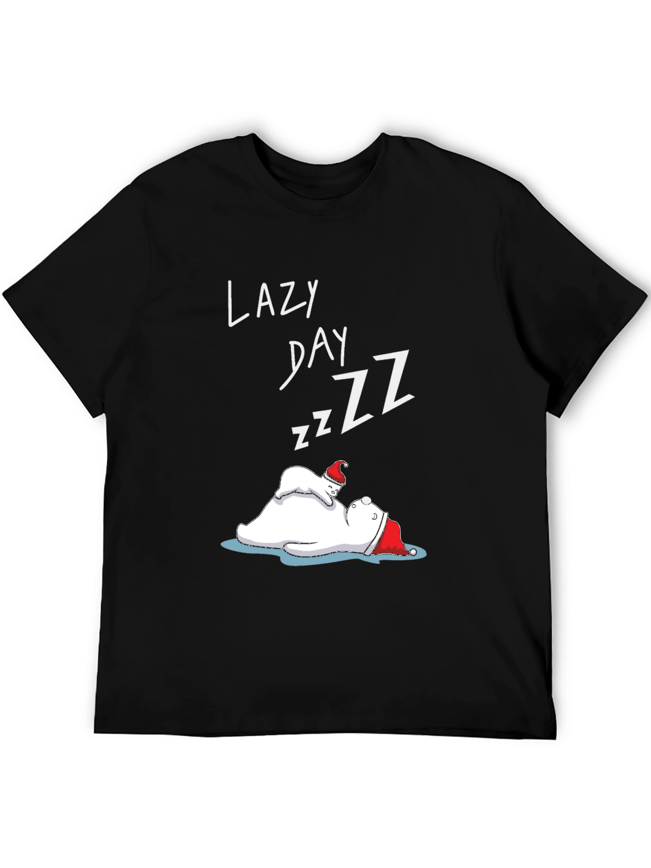 Lazy Day Polar Bear Graphic Tee