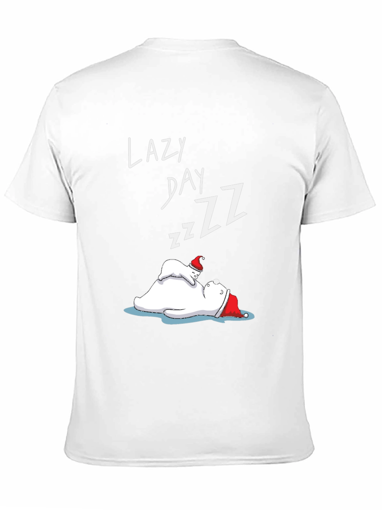 Lazy Day Polar Bear Graphic Tee