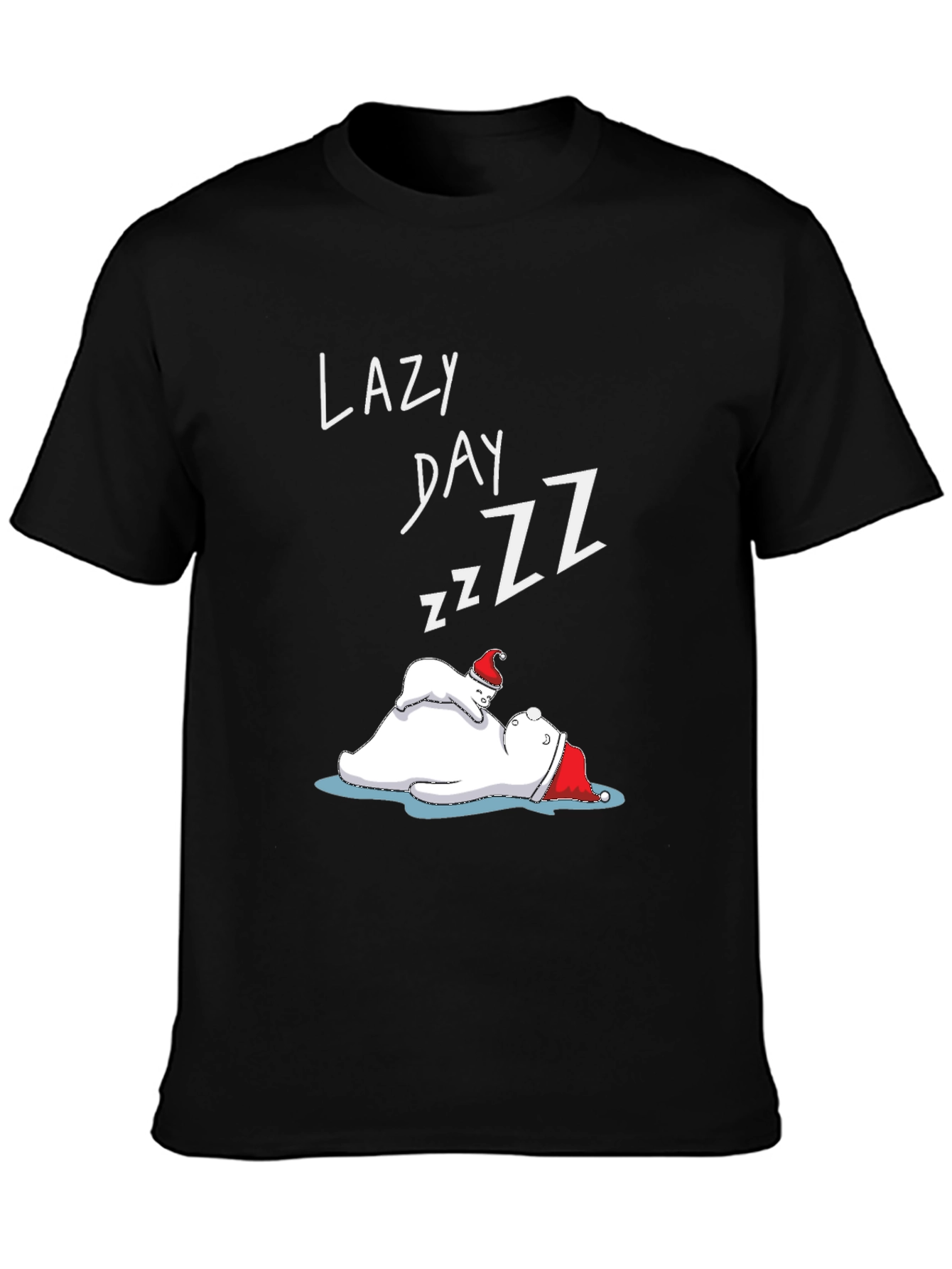 Lazy Day Polar Bear Graphic Tee