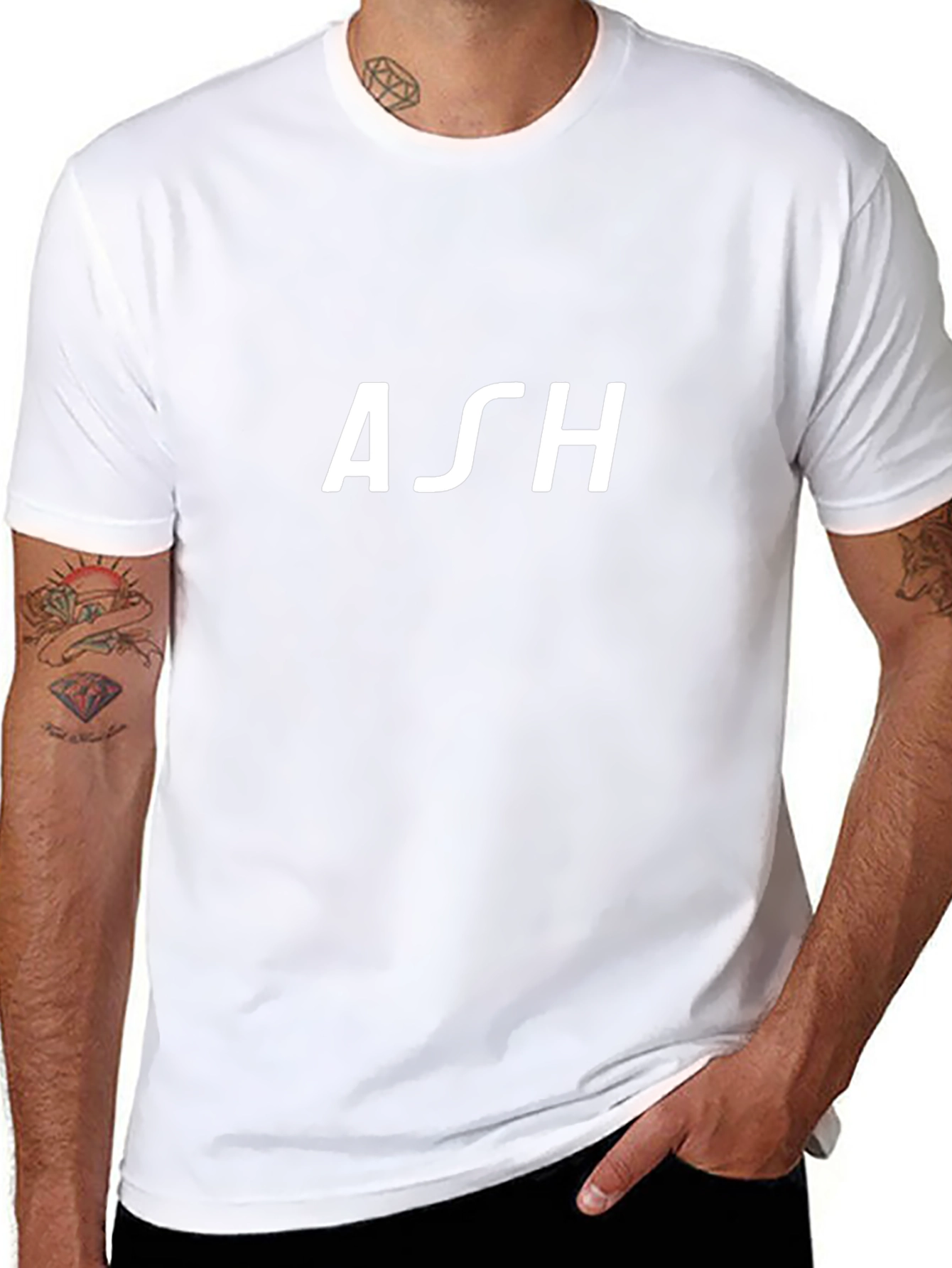 ASH Graphic Tee - Modern Streetwear T-Shirt