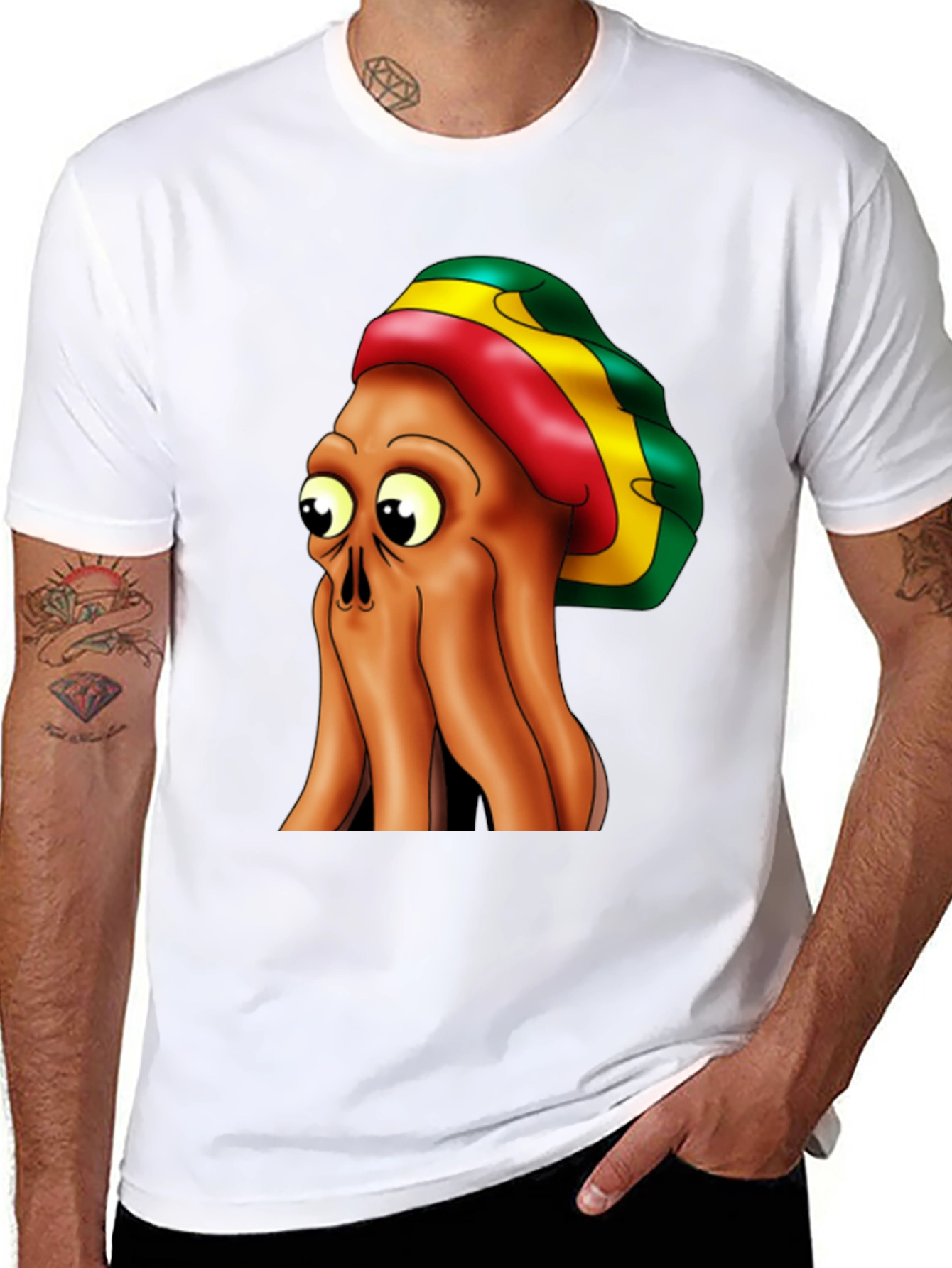 Rasta Octopus Graphic Tee