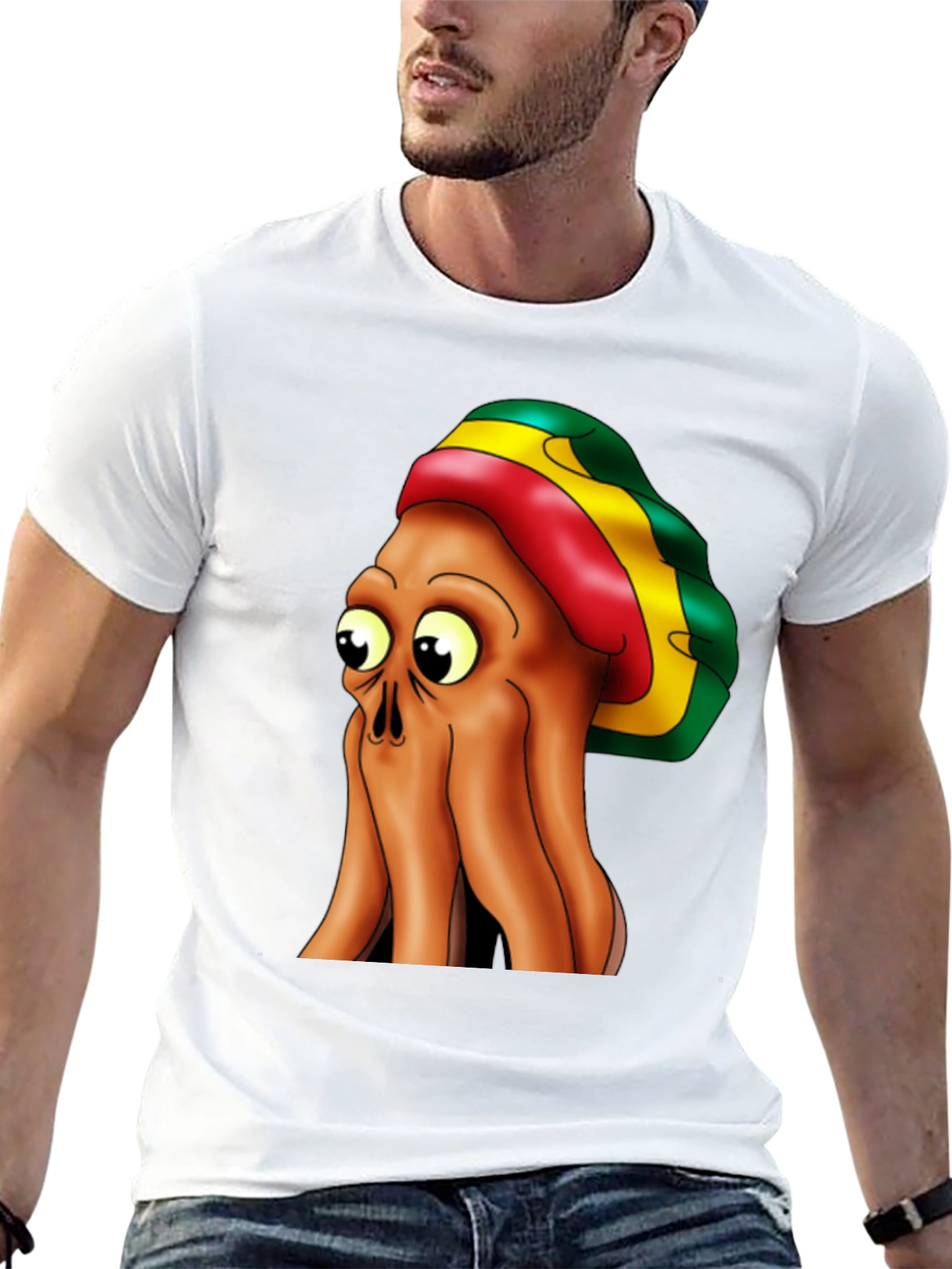 Rasta Octopus Graphic Tee