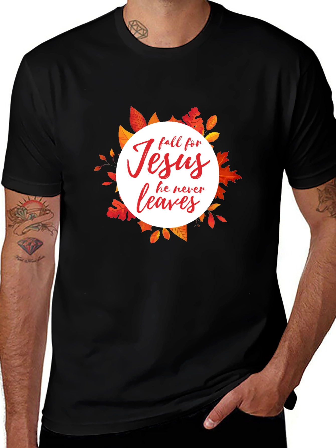 Fall for Jesus Graphic Tee