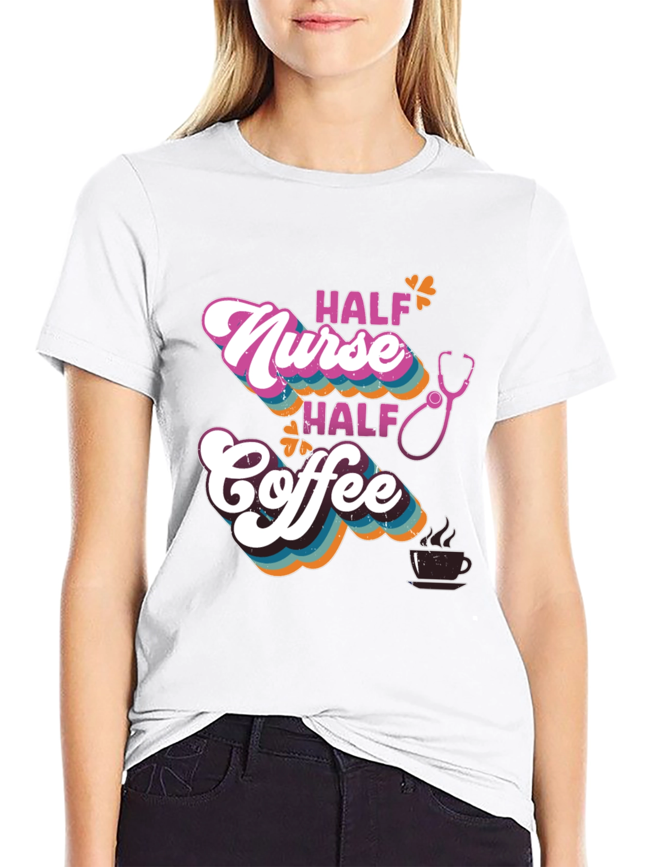 Nurse/Coffee T-Shirt - Perfect Gift!