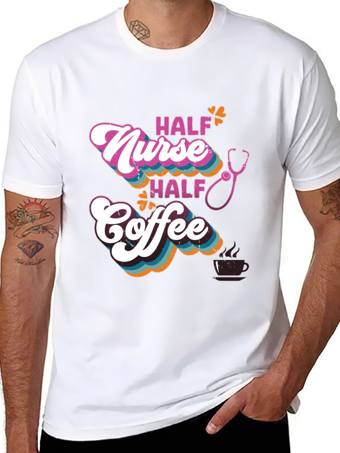Nurse/Coffee T-Shirt - Perfect Gift!