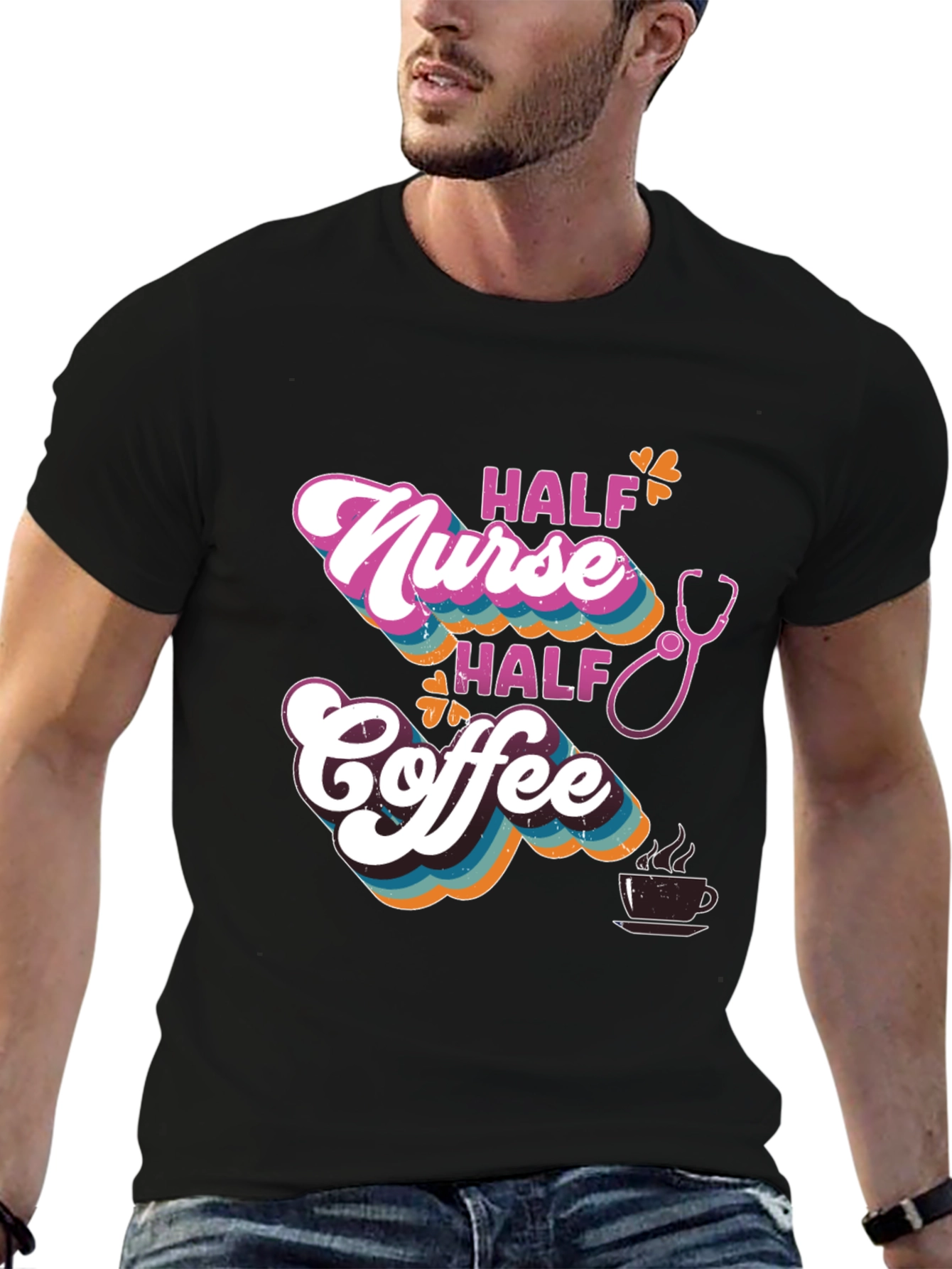Nurse/Coffee T-Shirt - Perfect Gift!