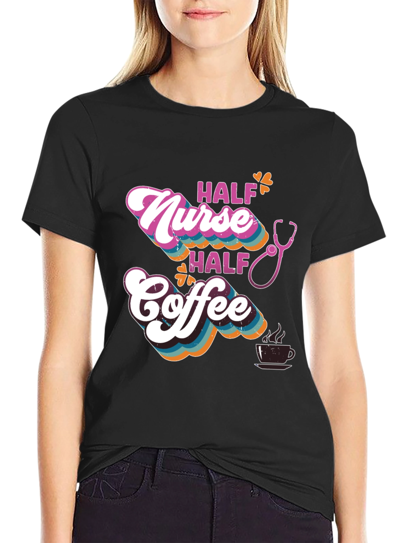 Nurse/Coffee T-Shirt - Perfect Gift!