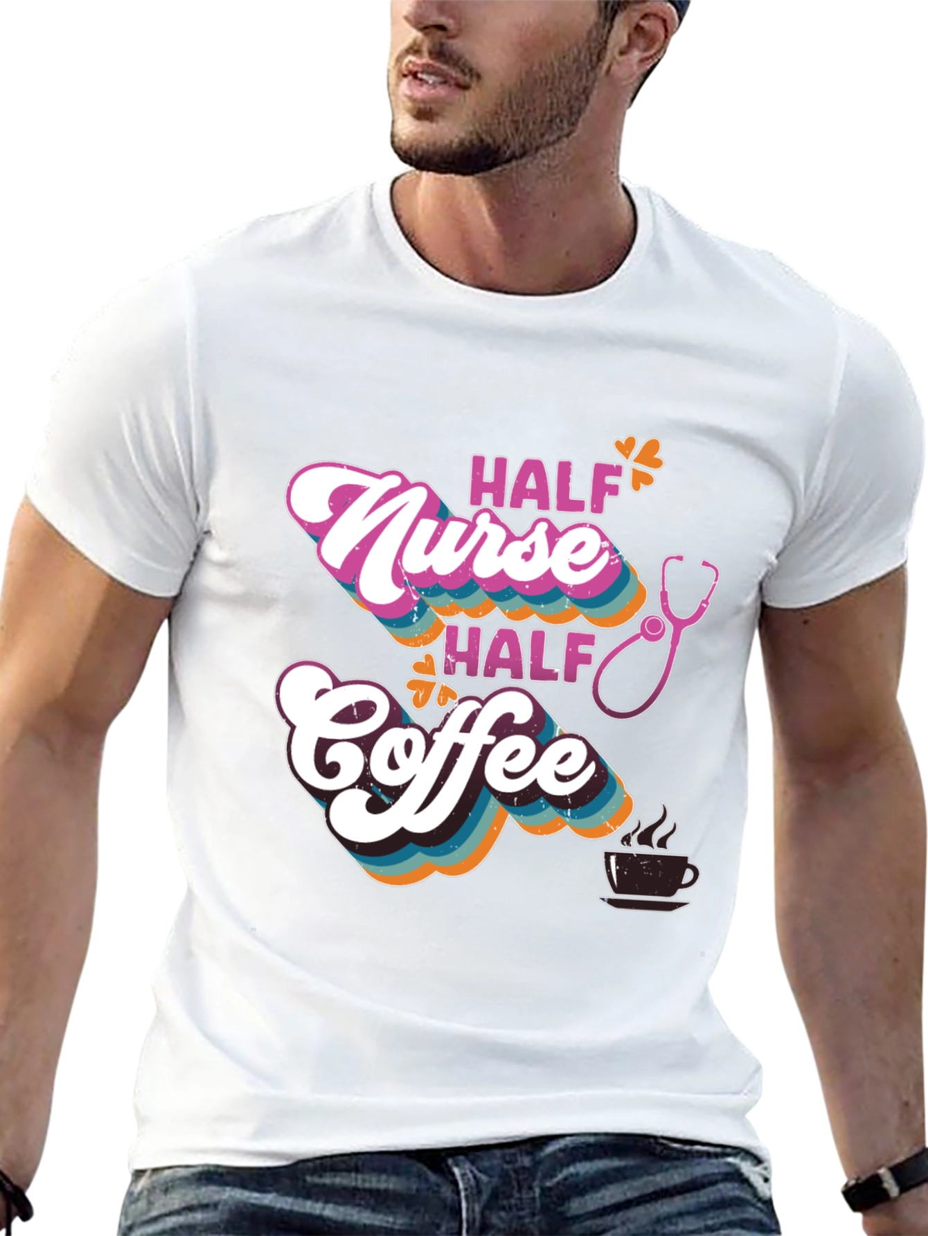 Nurse/Coffee T-Shirt - Perfect Gift!