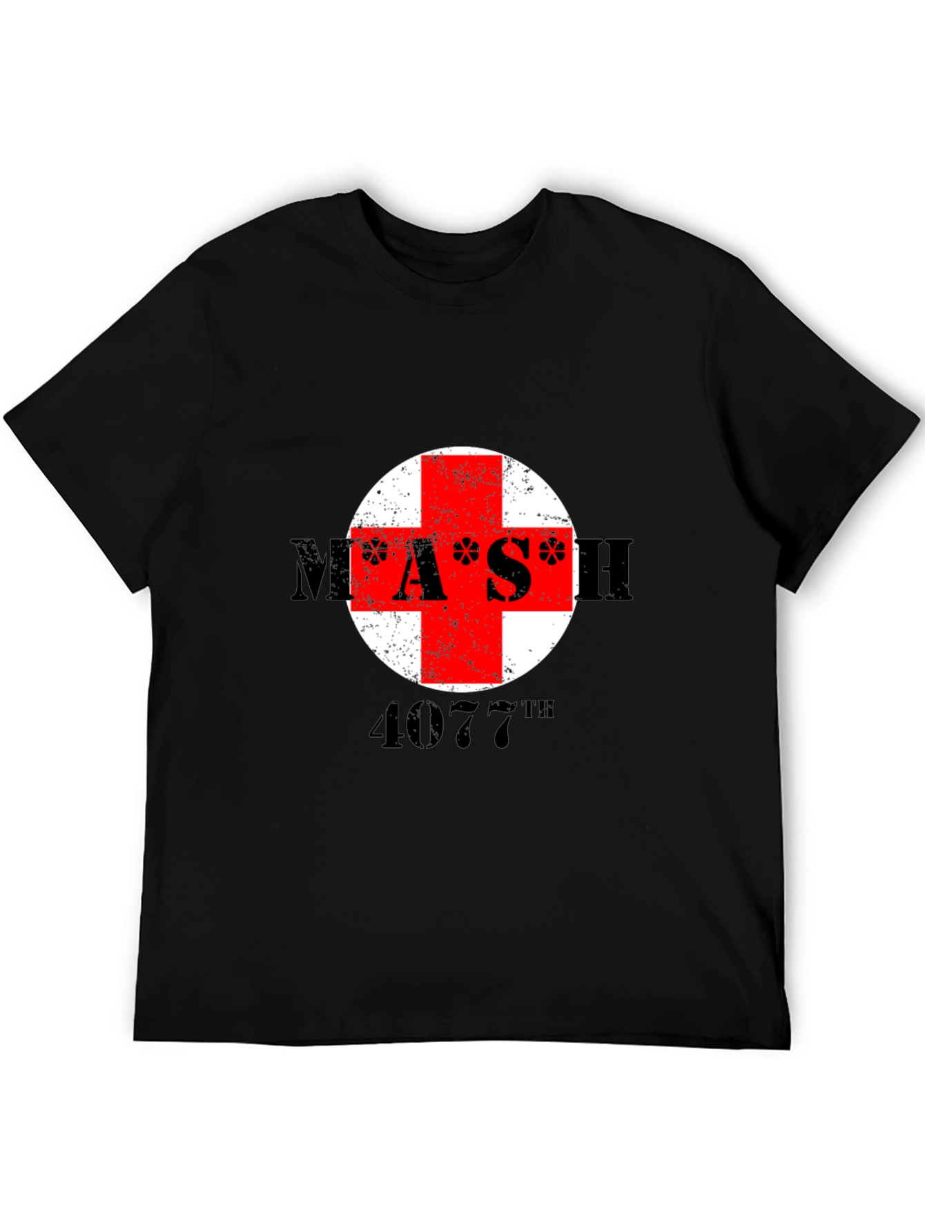 MASH 4077th T-Shirt - Red Cross Design