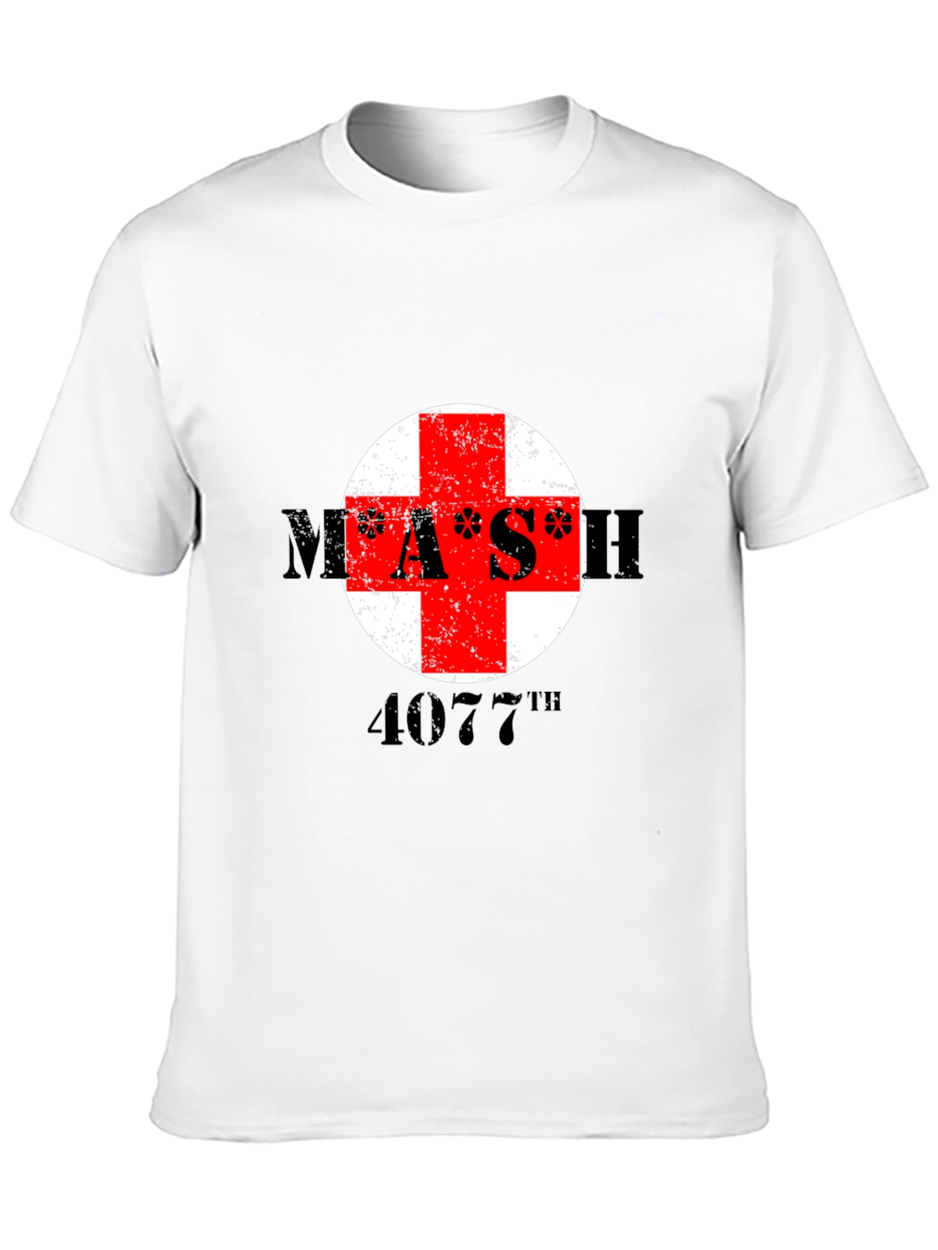 MASH 4077th T-Shirt - Red Cross Design