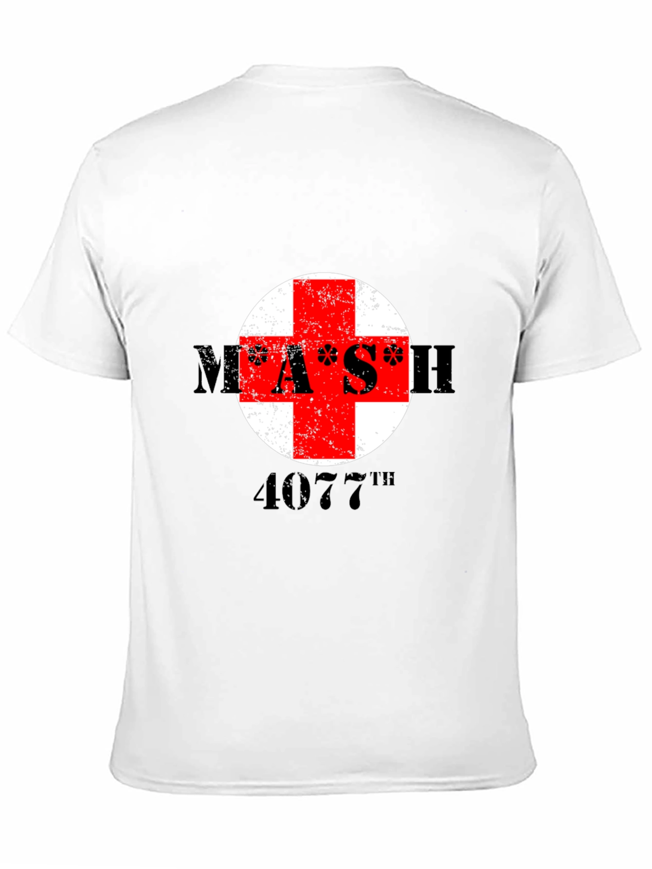 MASH 4077th T-Shirt - Red Cross Design