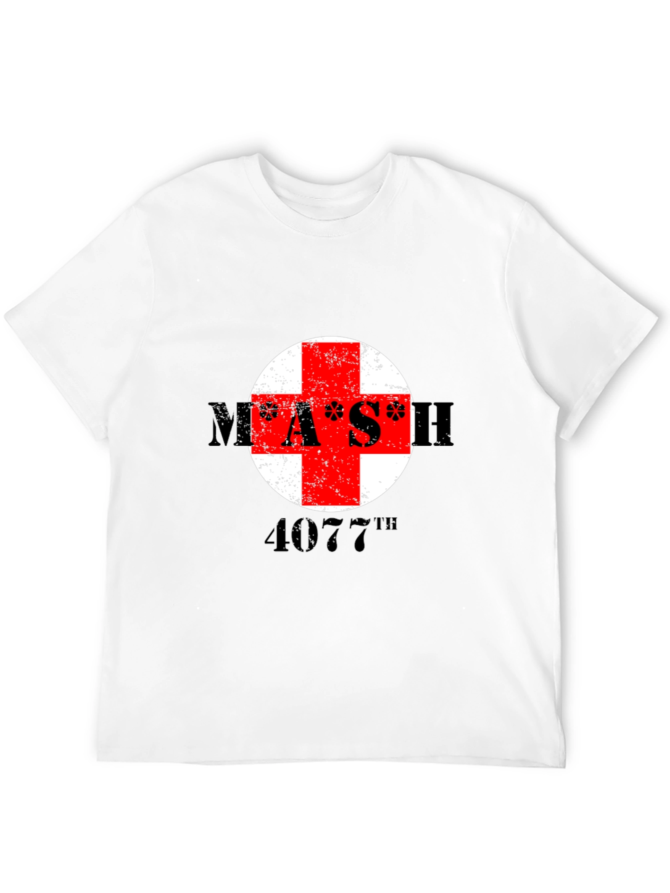 MASH 4077th T-Shirt - Red Cross Design
