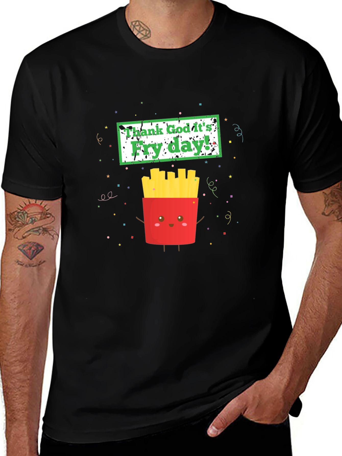 Thank God Its Fry Day T-Shirt Casual Wear