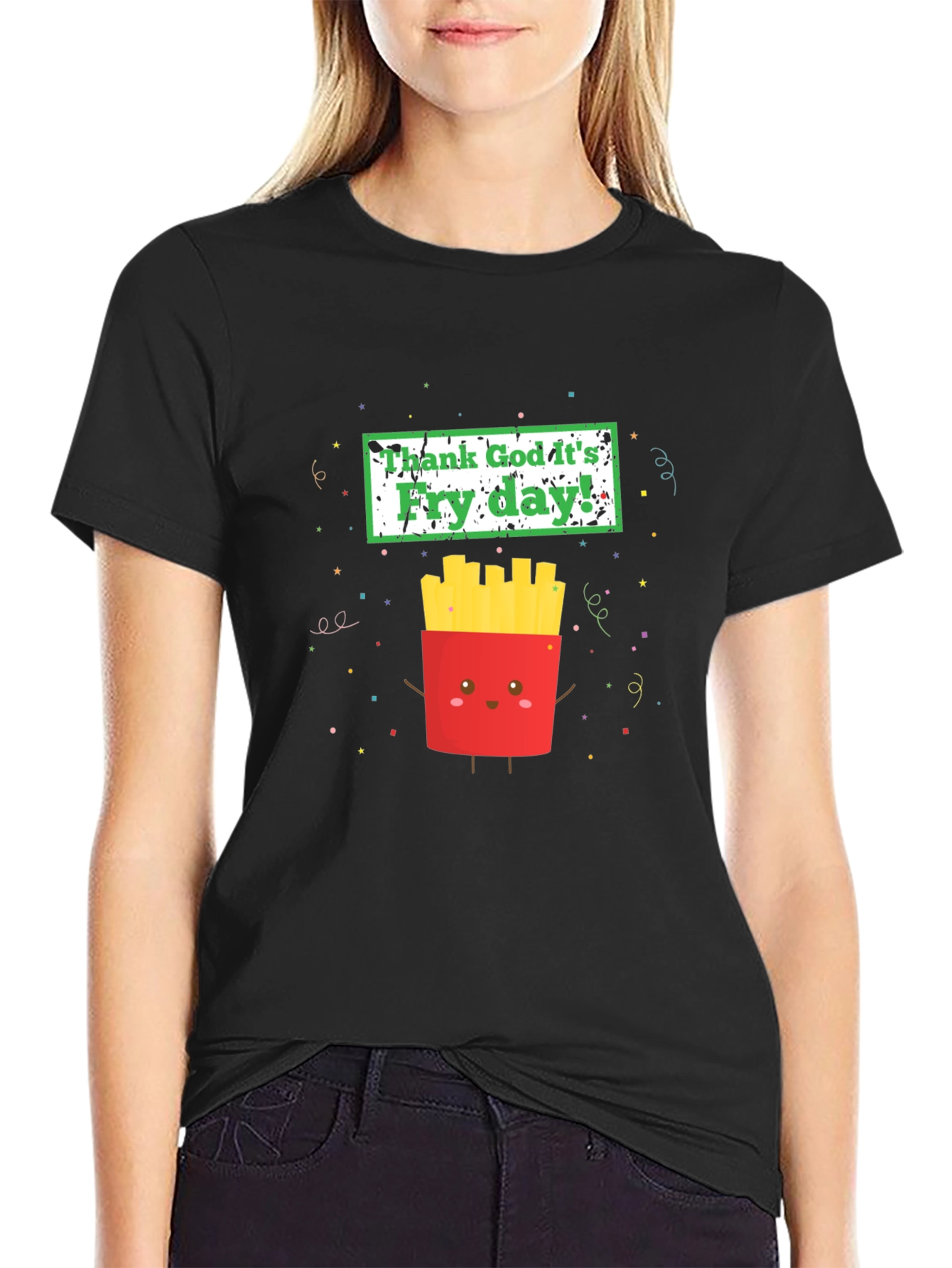 Thank God Its Fry Day T-Shirt Casual Wear