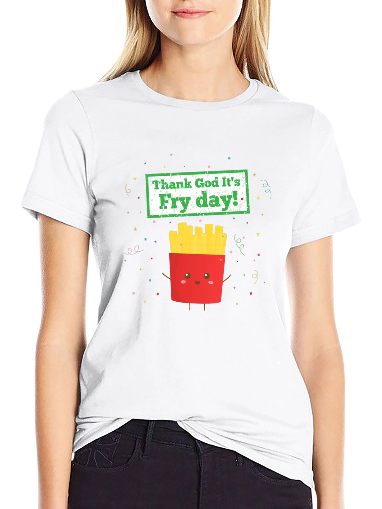 Thank God Its Fry Day T-Shirt Casual Wear