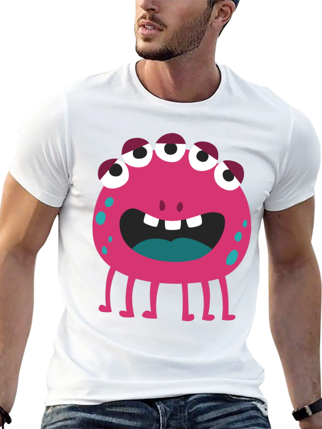 Monster Graphic T-Shirt - Fun & Unique Design