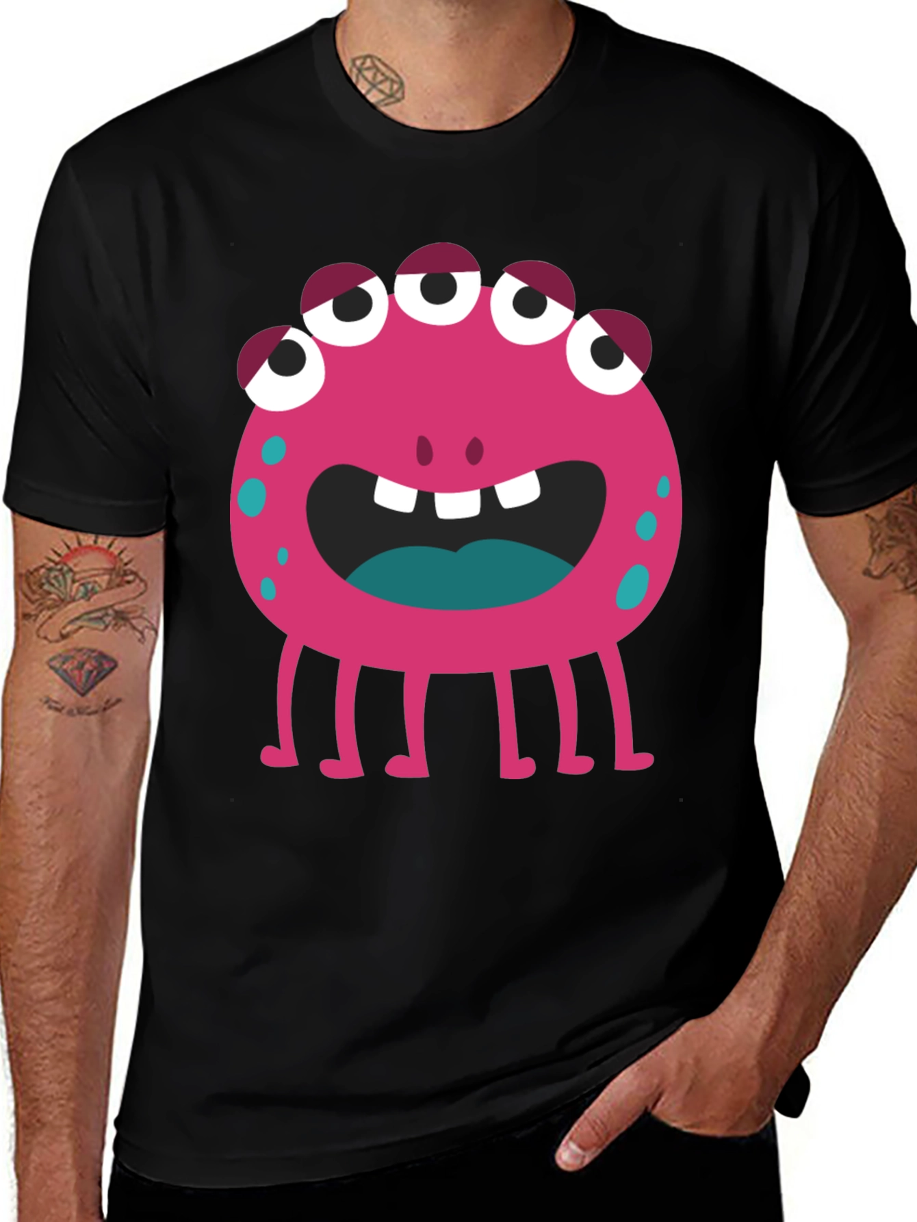 Monster Graphic T-Shirt - Fun & Unique Design