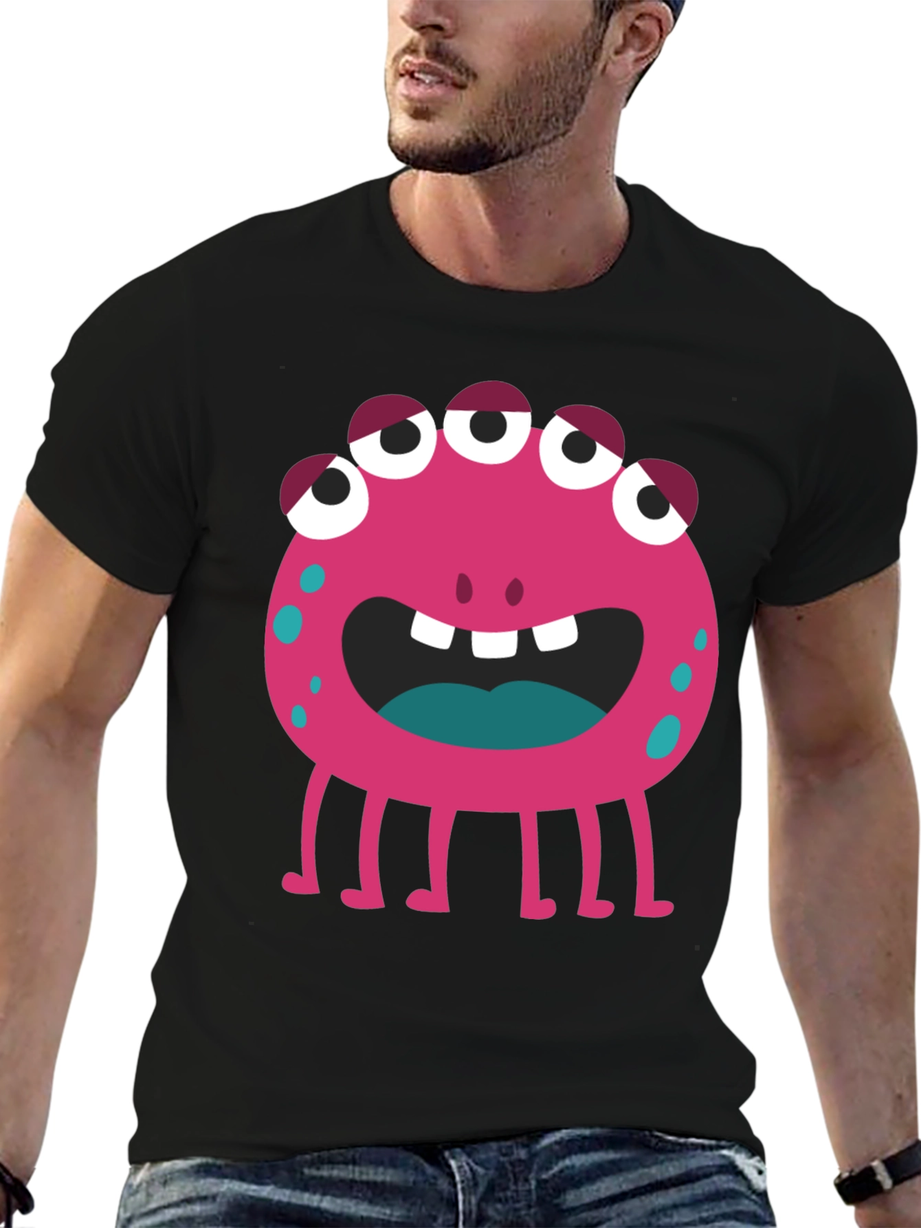 Monster Graphic T-Shirt - Fun & Unique Design