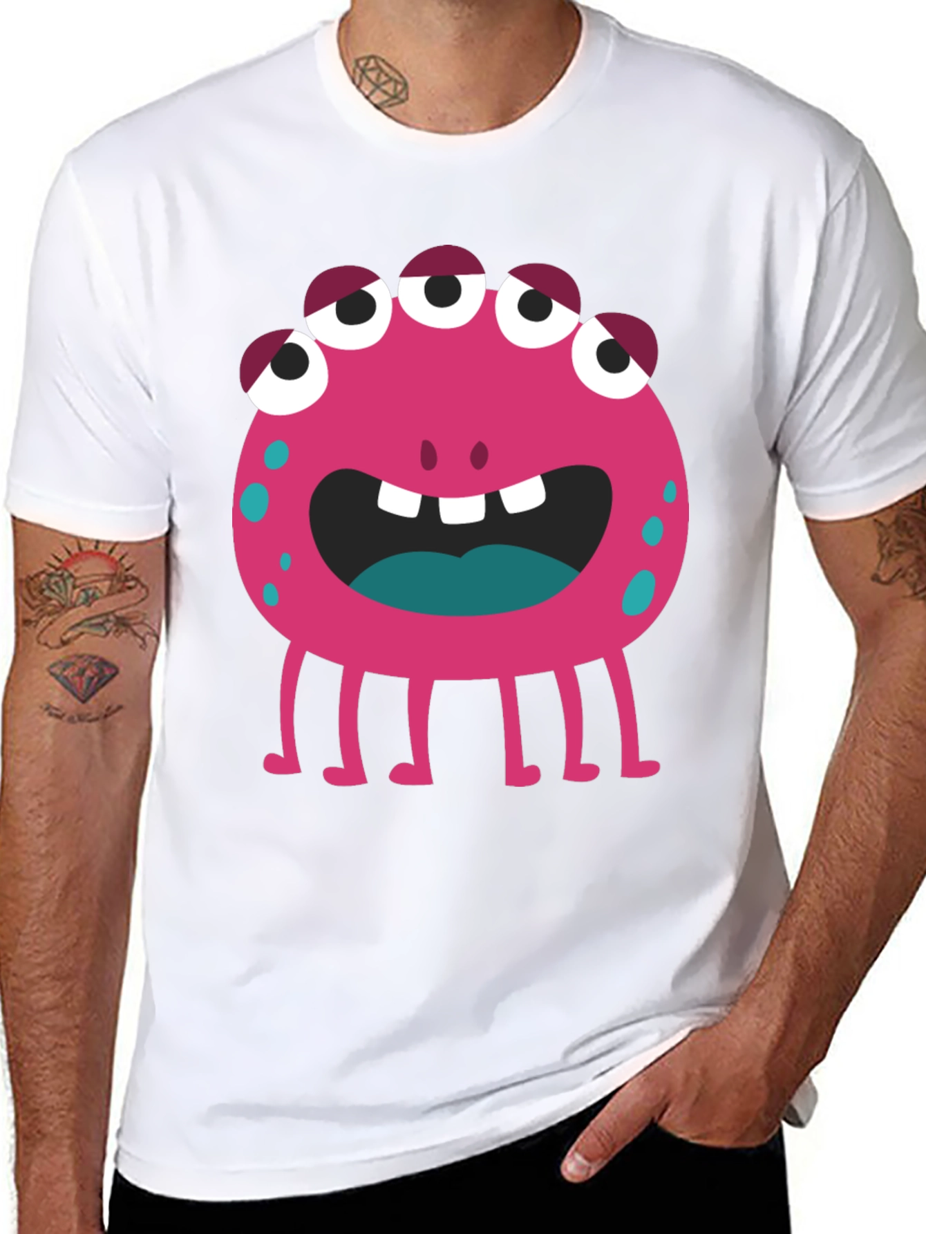 Monster Graphic T-Shirt - Fun & Unique Design