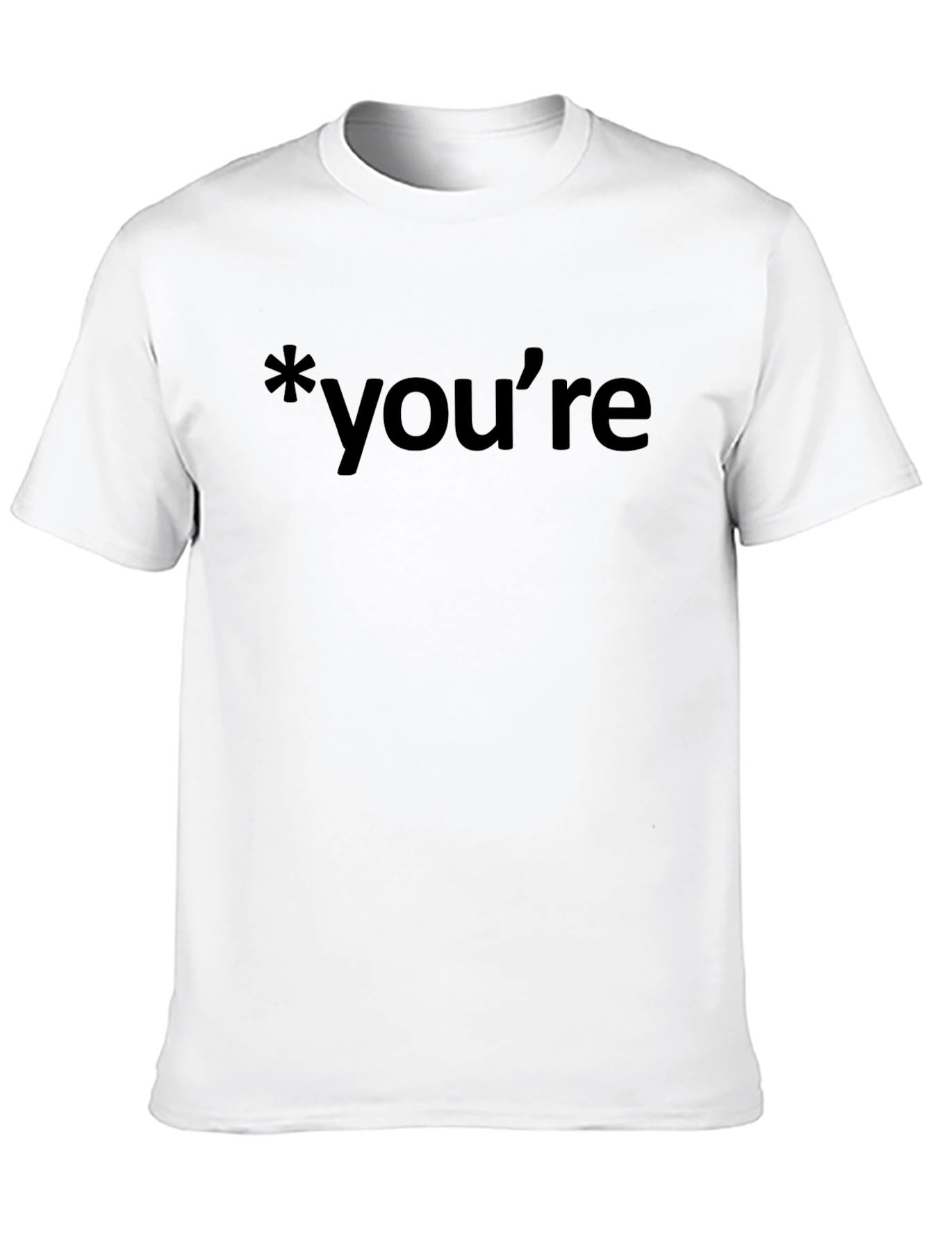 *youre Correct Grammar Black T-Shirt