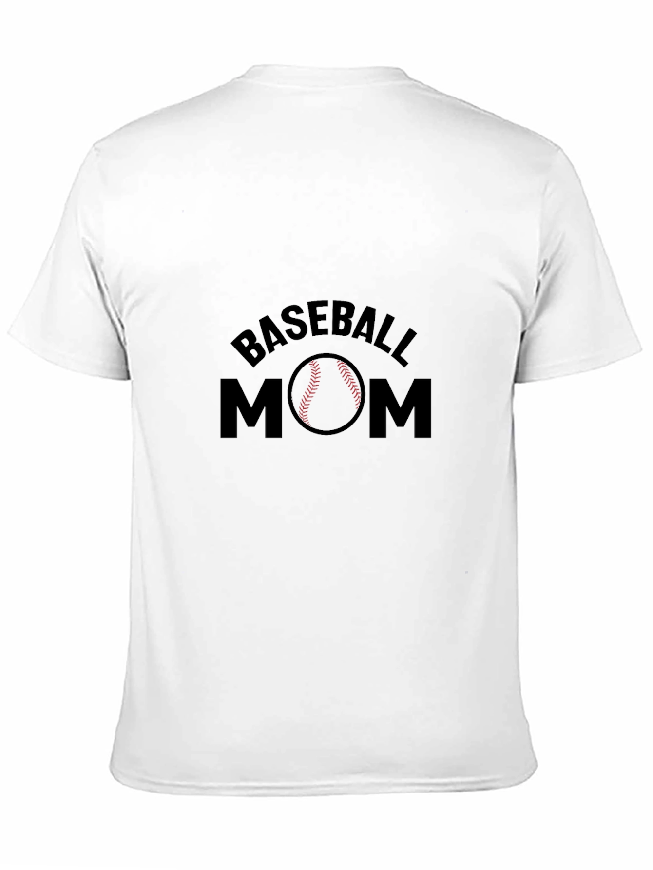 Baseball Mom Graphic Tee - Black