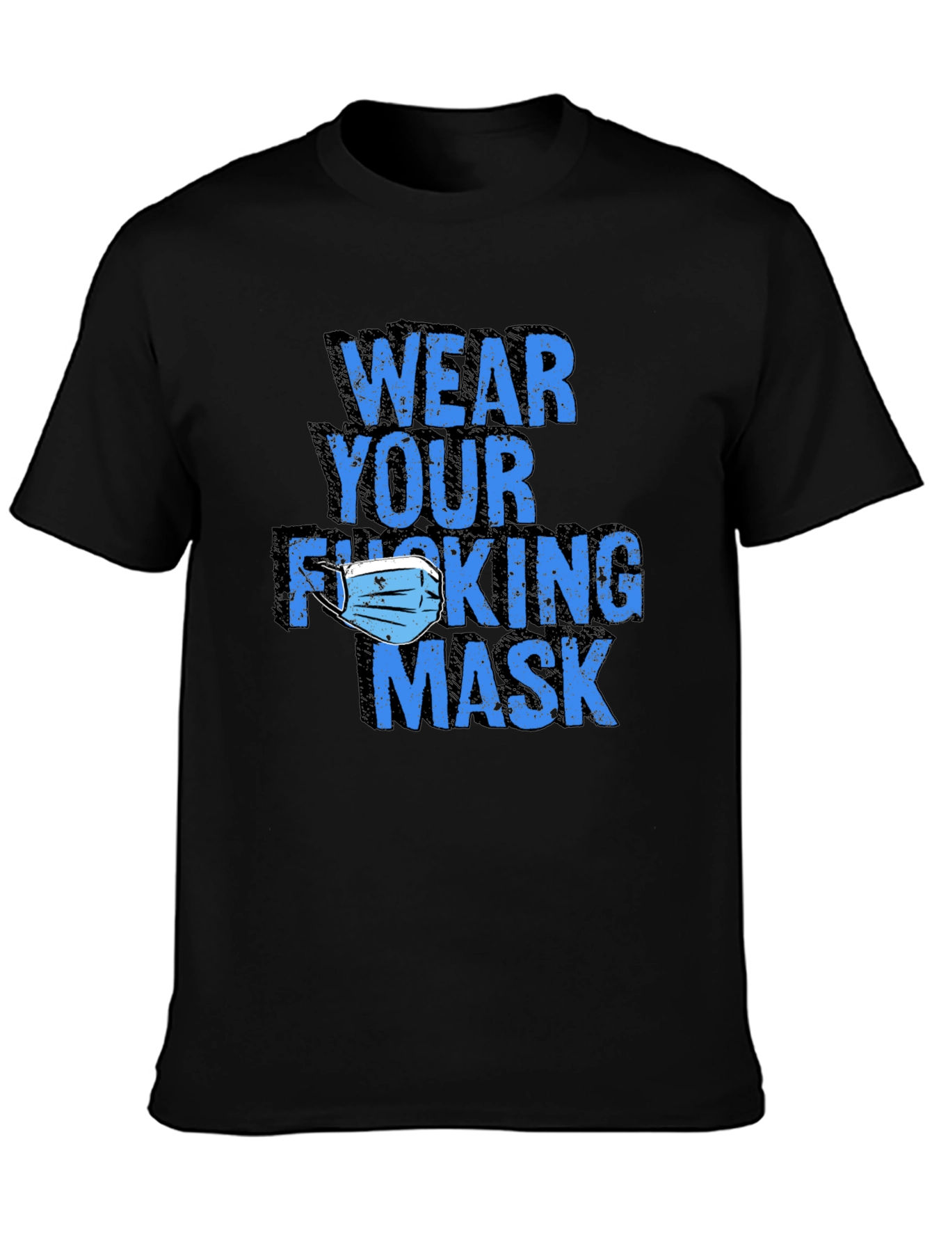 Wear Your Mask Graphic Tee - Black