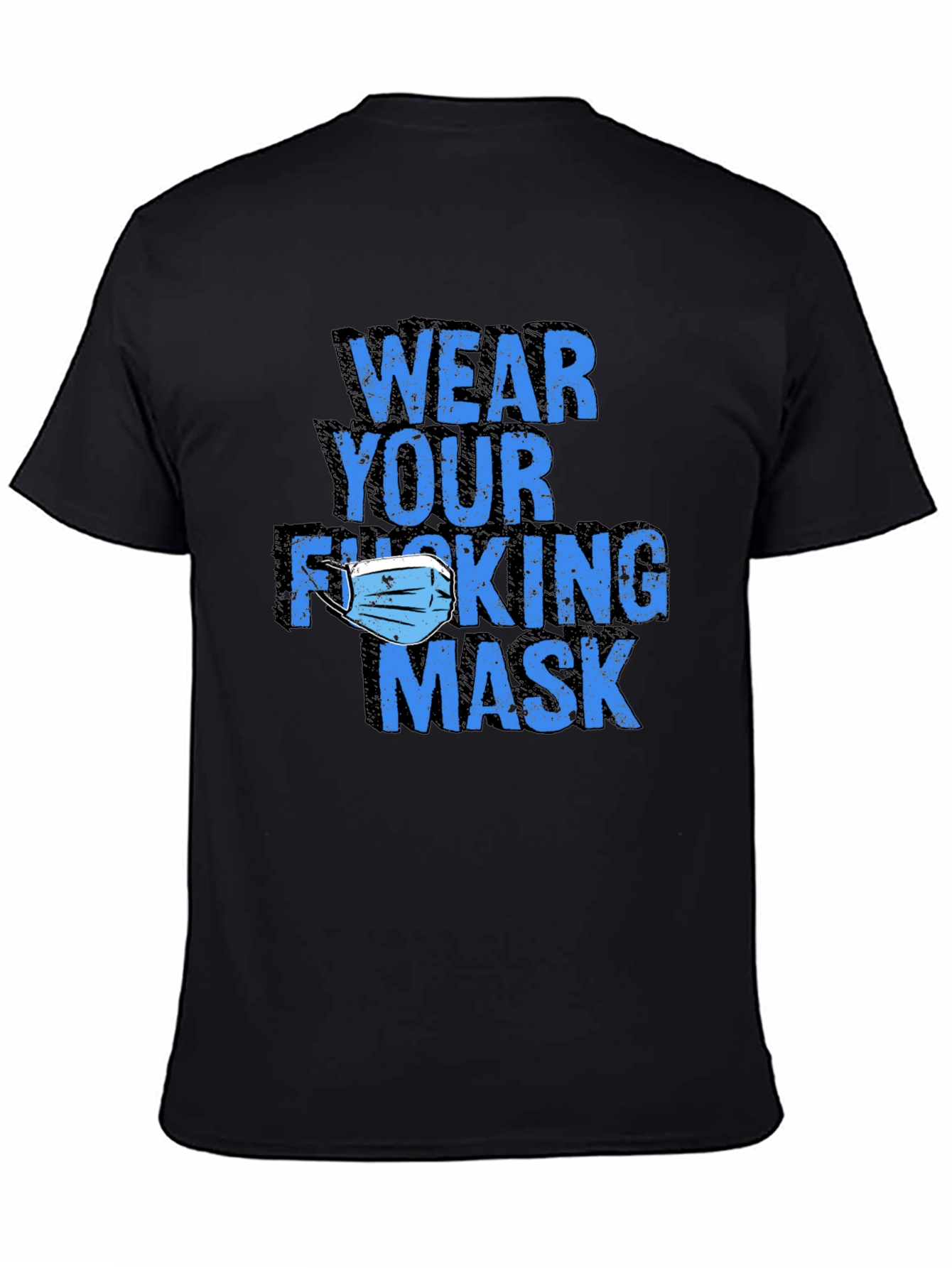 Wear Your Mask Graphic Tee - Black