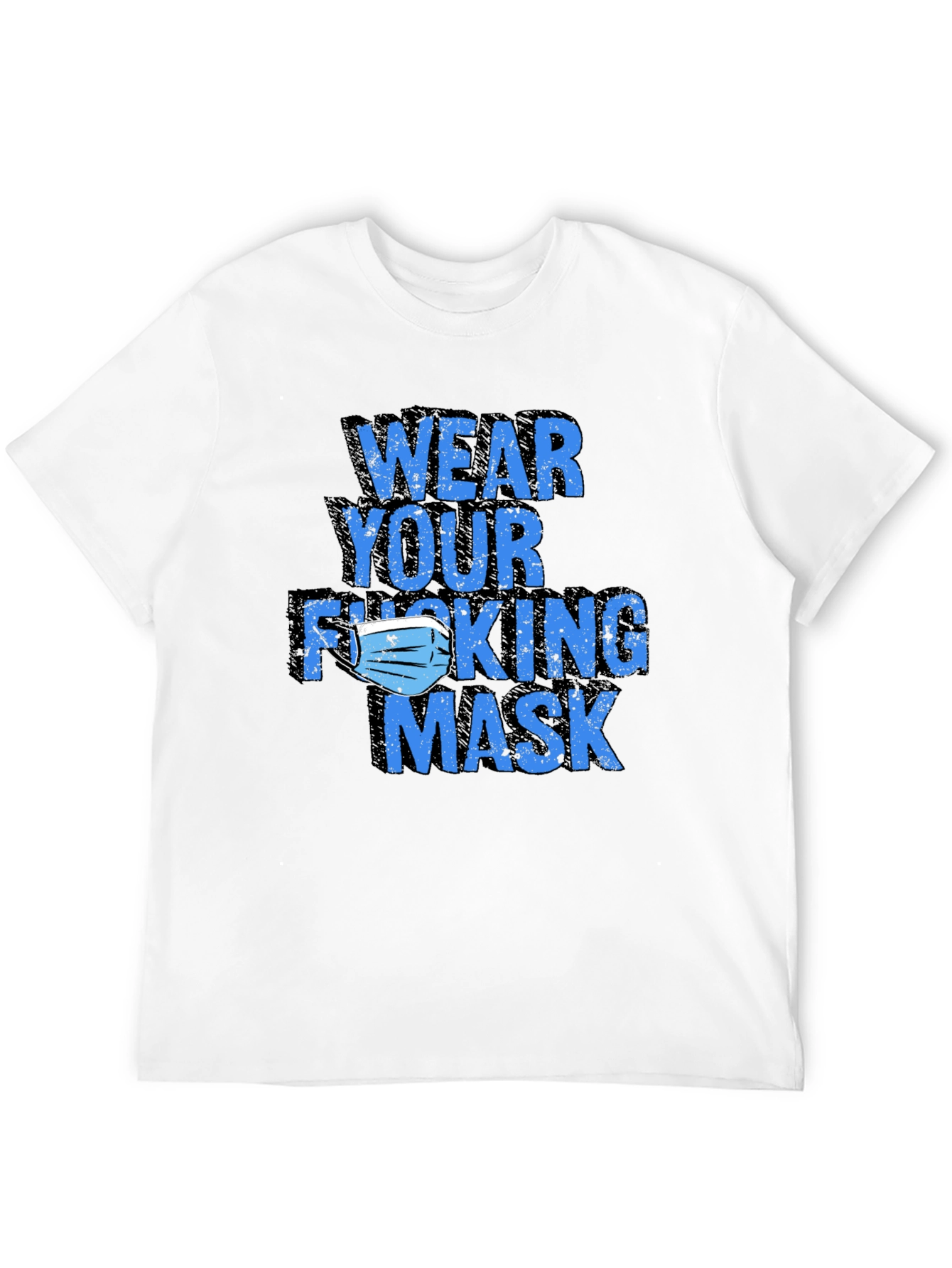 Wear Your Mask Graphic Tee - Black