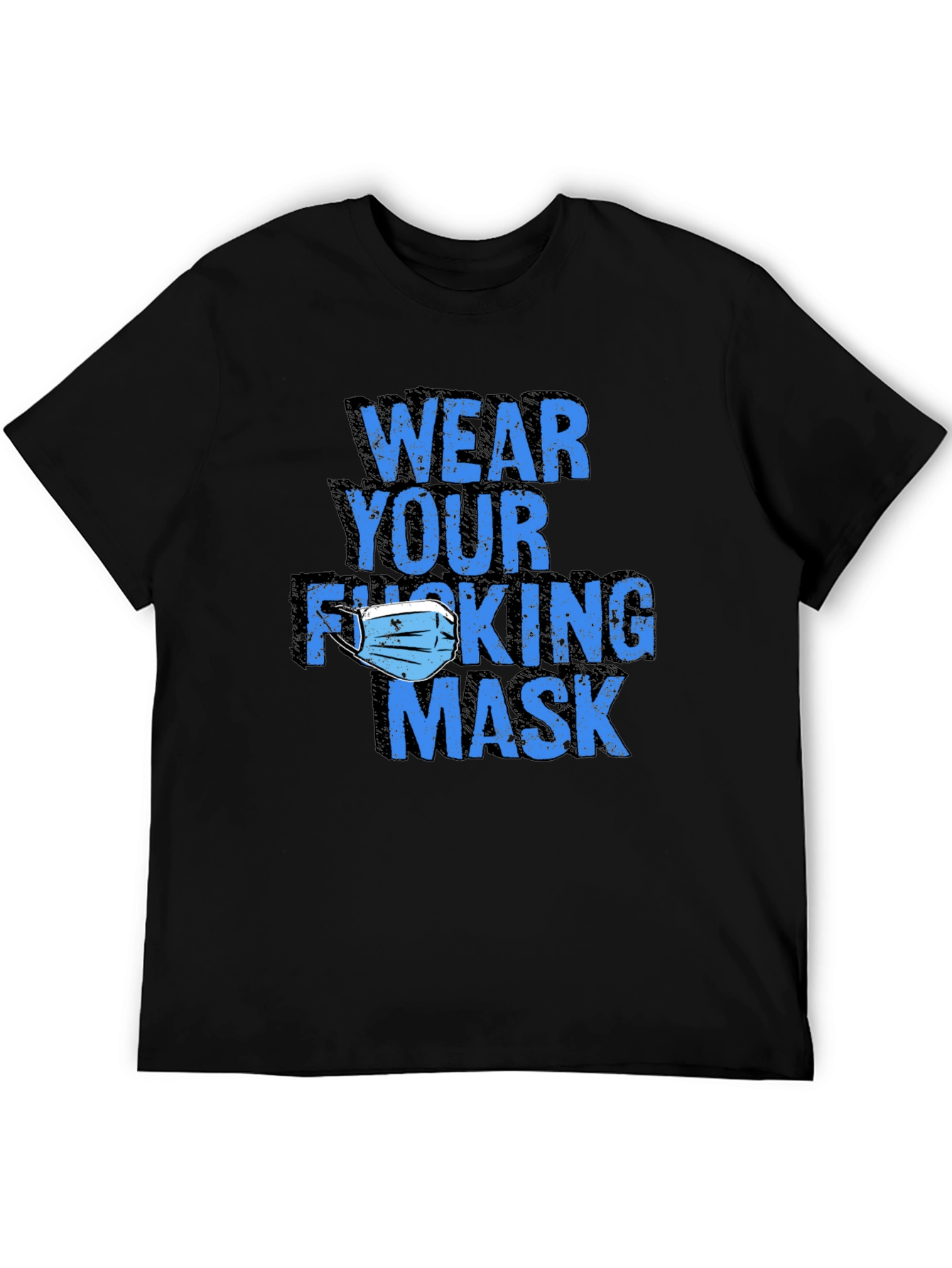 Wear Your Mask Graphic Tee - Black