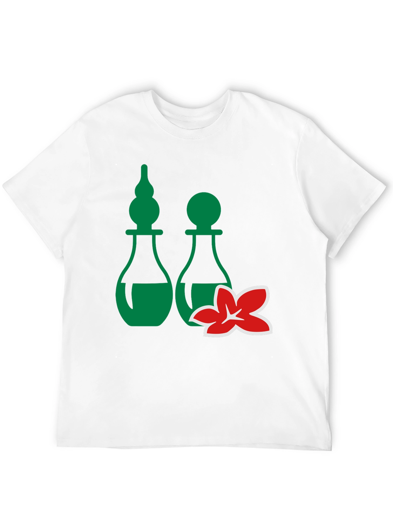 Spa Bottles & Flower Graphic Tee