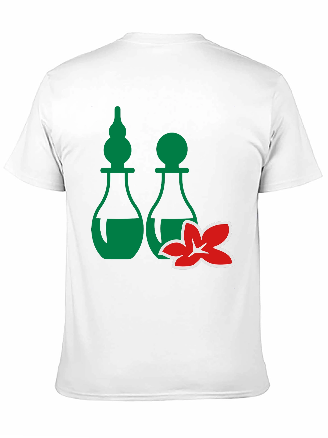 Spa Bottles & Flower Graphic Tee