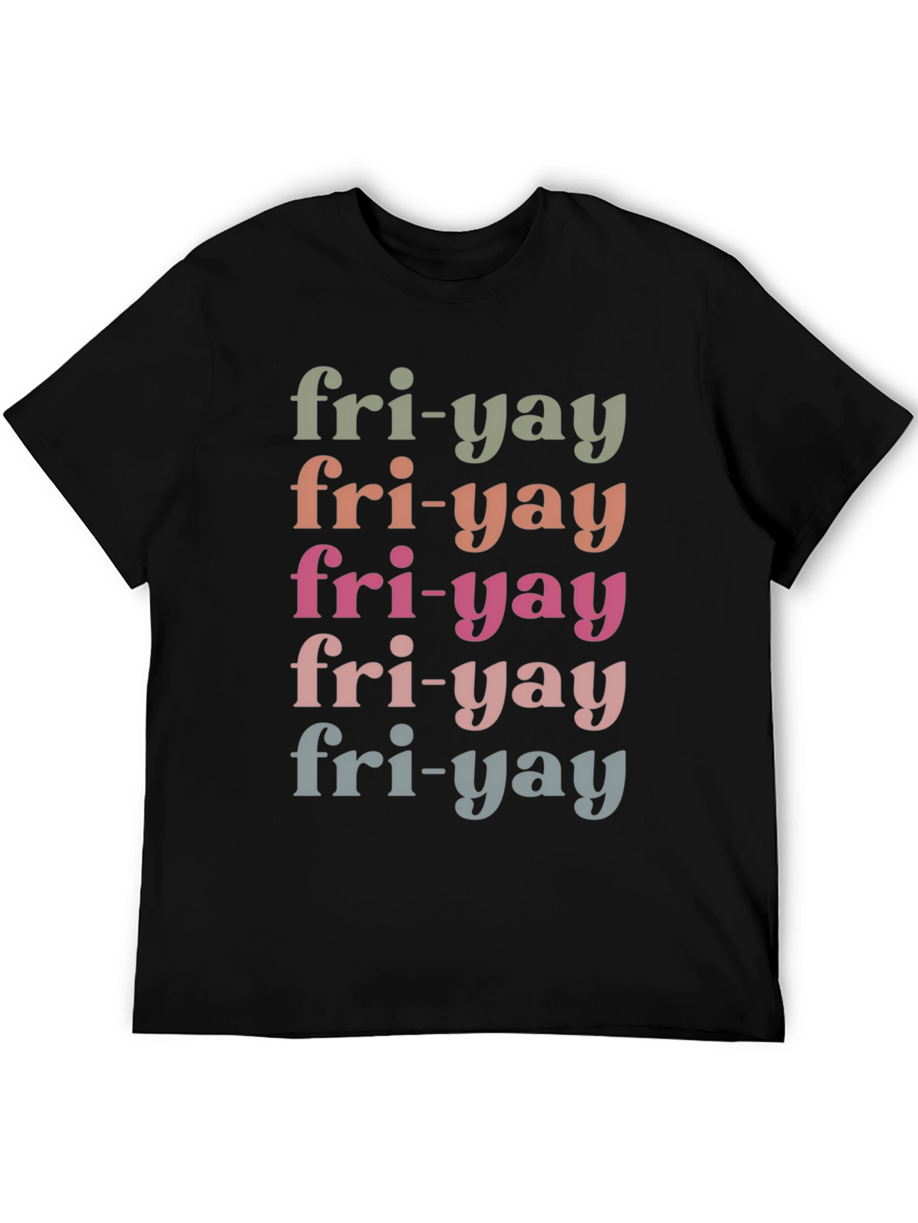 Fri-yay Graphic Tee - Mens Black T-Shirt