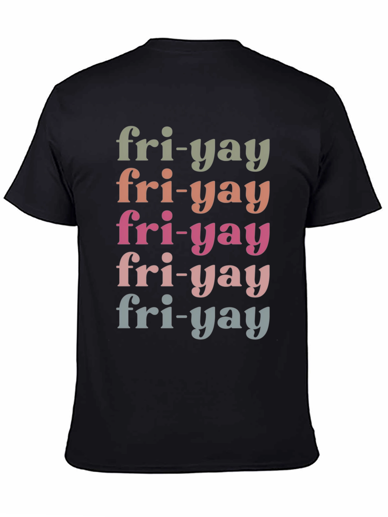 Fri-yay Graphic Tee - Mens Black T-Shirt