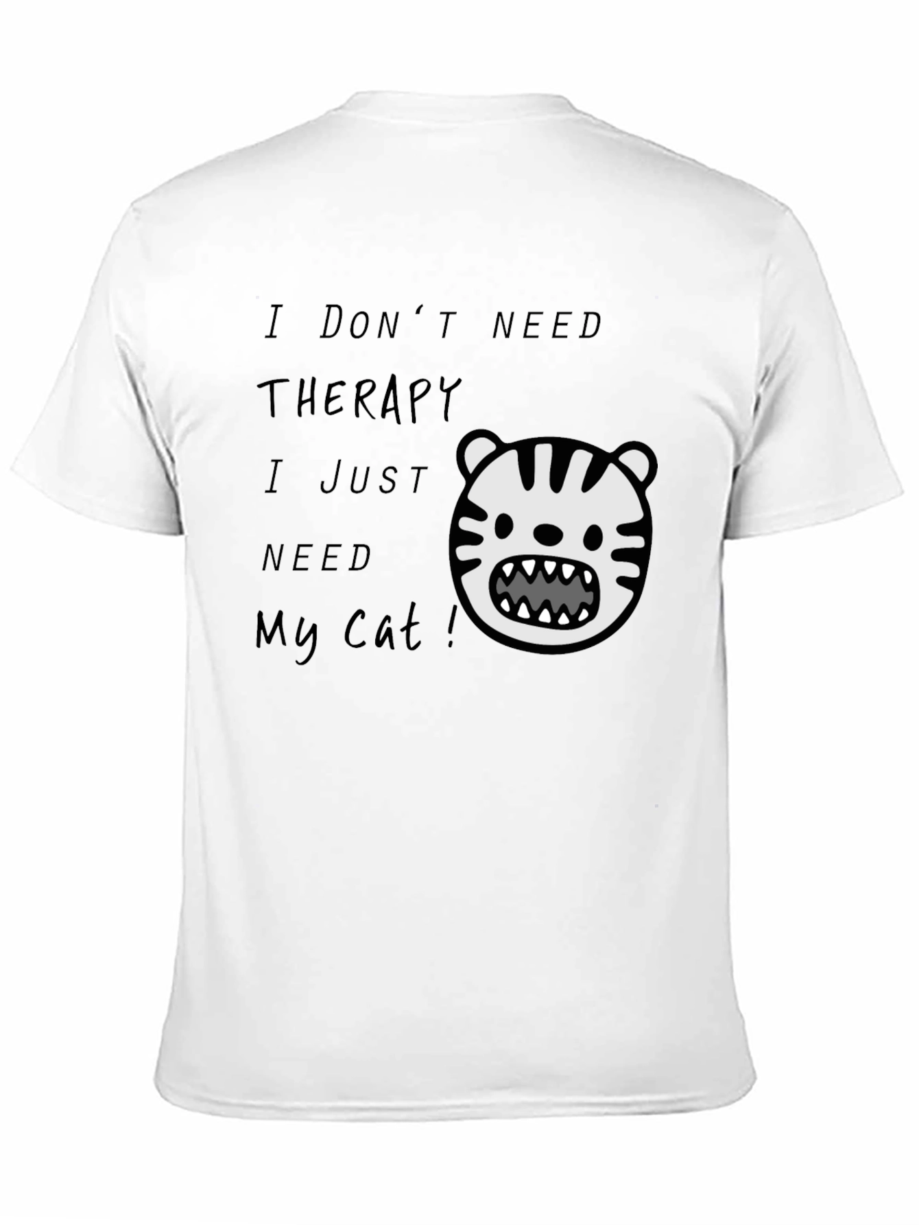 Therapy Cat T-Shirt - Unisex Cotton Tee