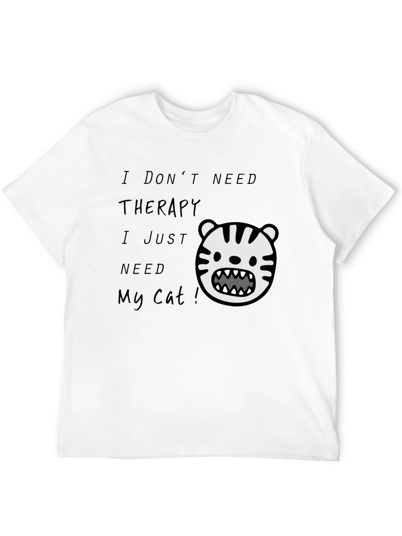 Therapy Cat T-Shirt - Unisex Cotton Tee