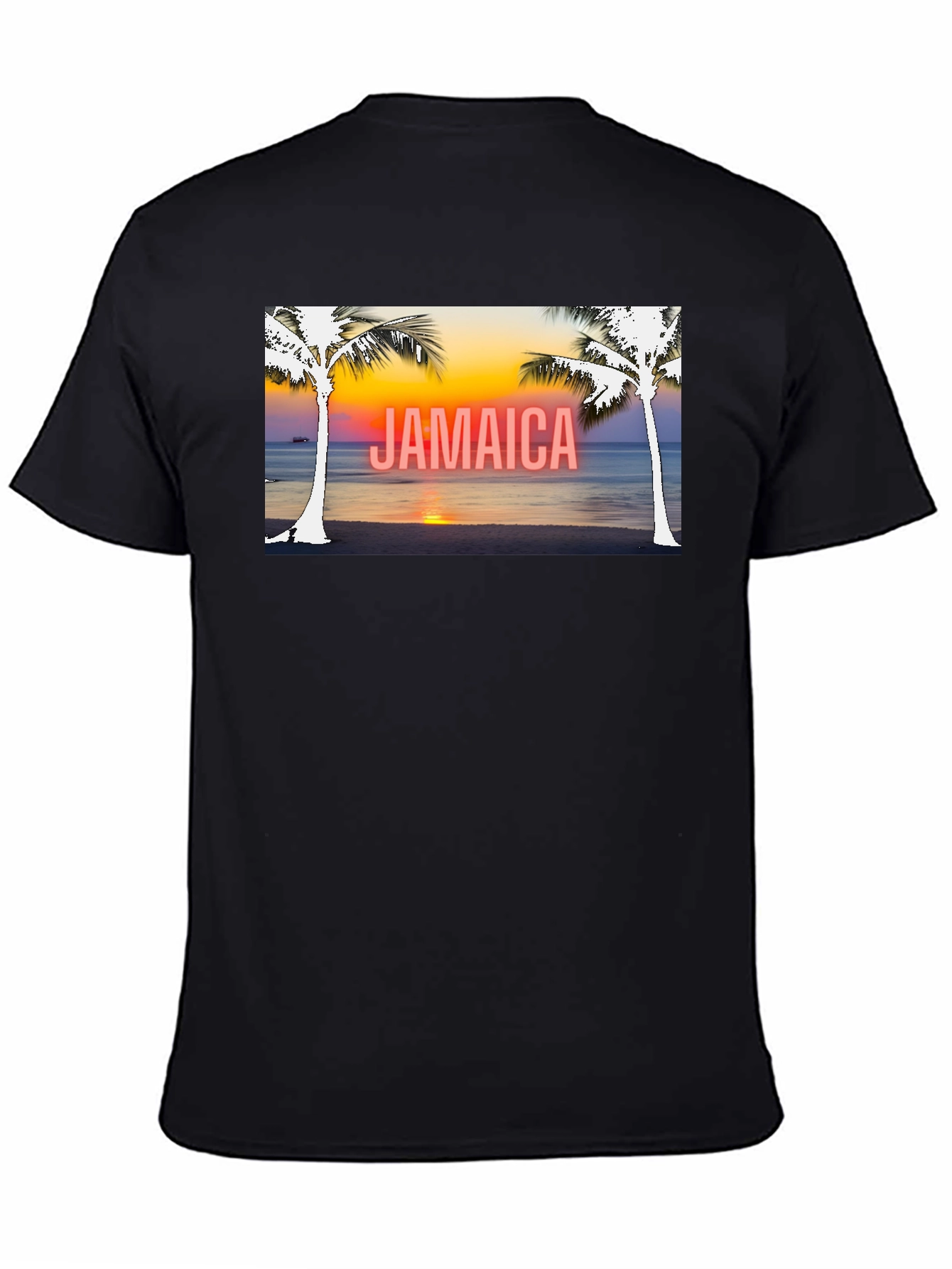 Jamaica Palm Sunset Graphic Tee