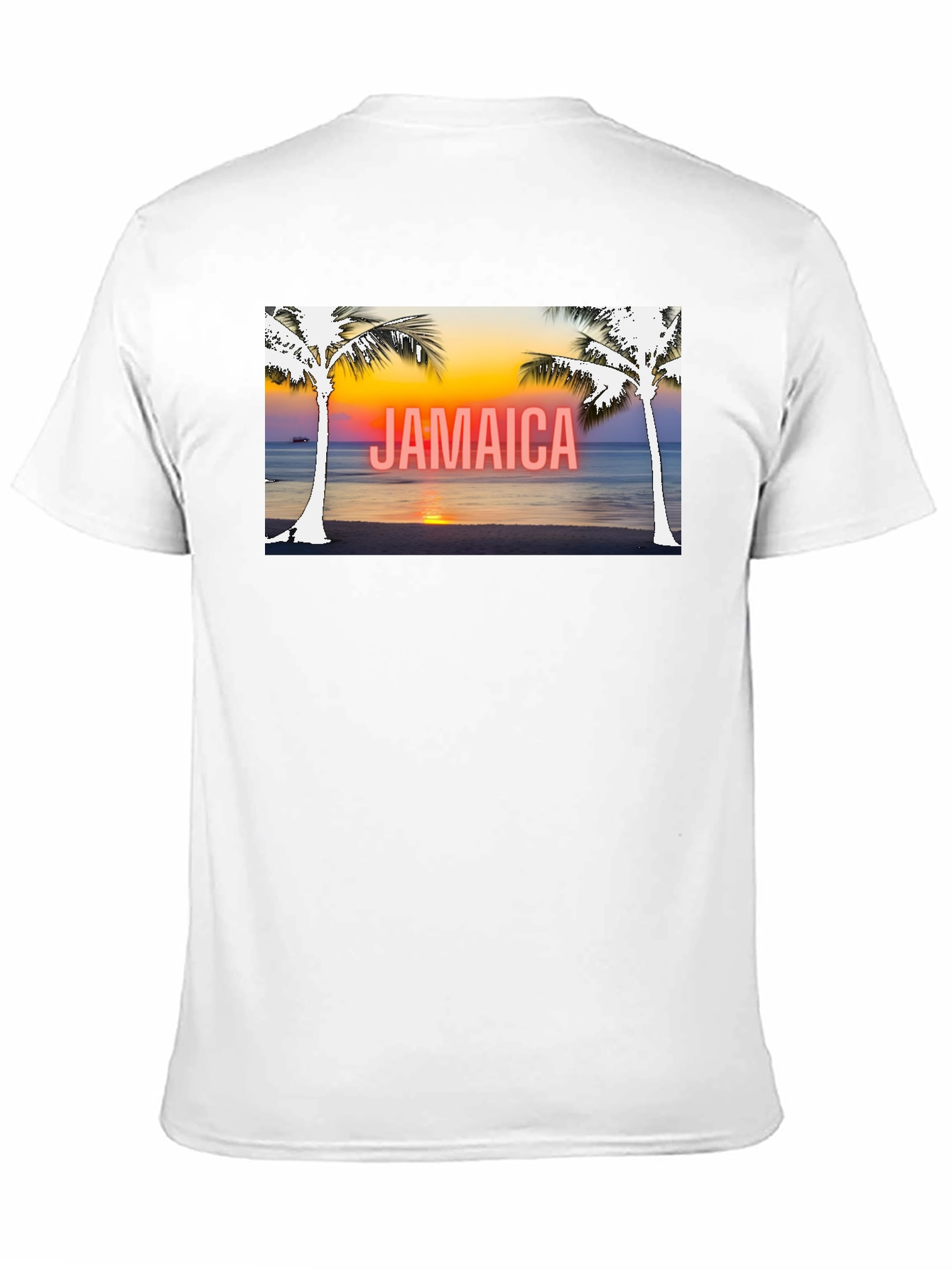 Jamaica Palm Sunset Graphic Tee